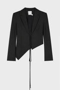 RELEASED BIAS BLAZER BLACK