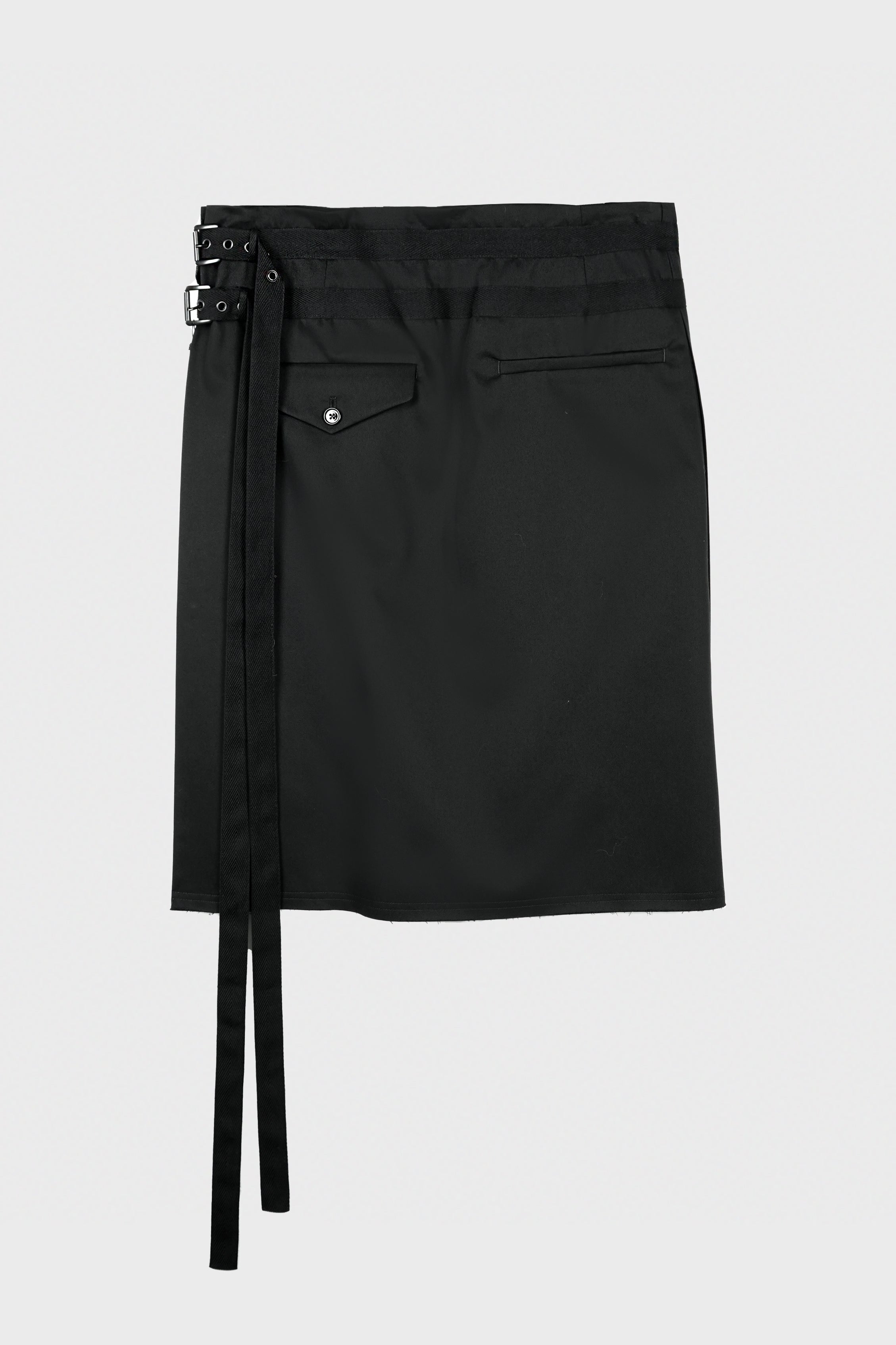 MANE KNEE LENGTH KILT BLACK