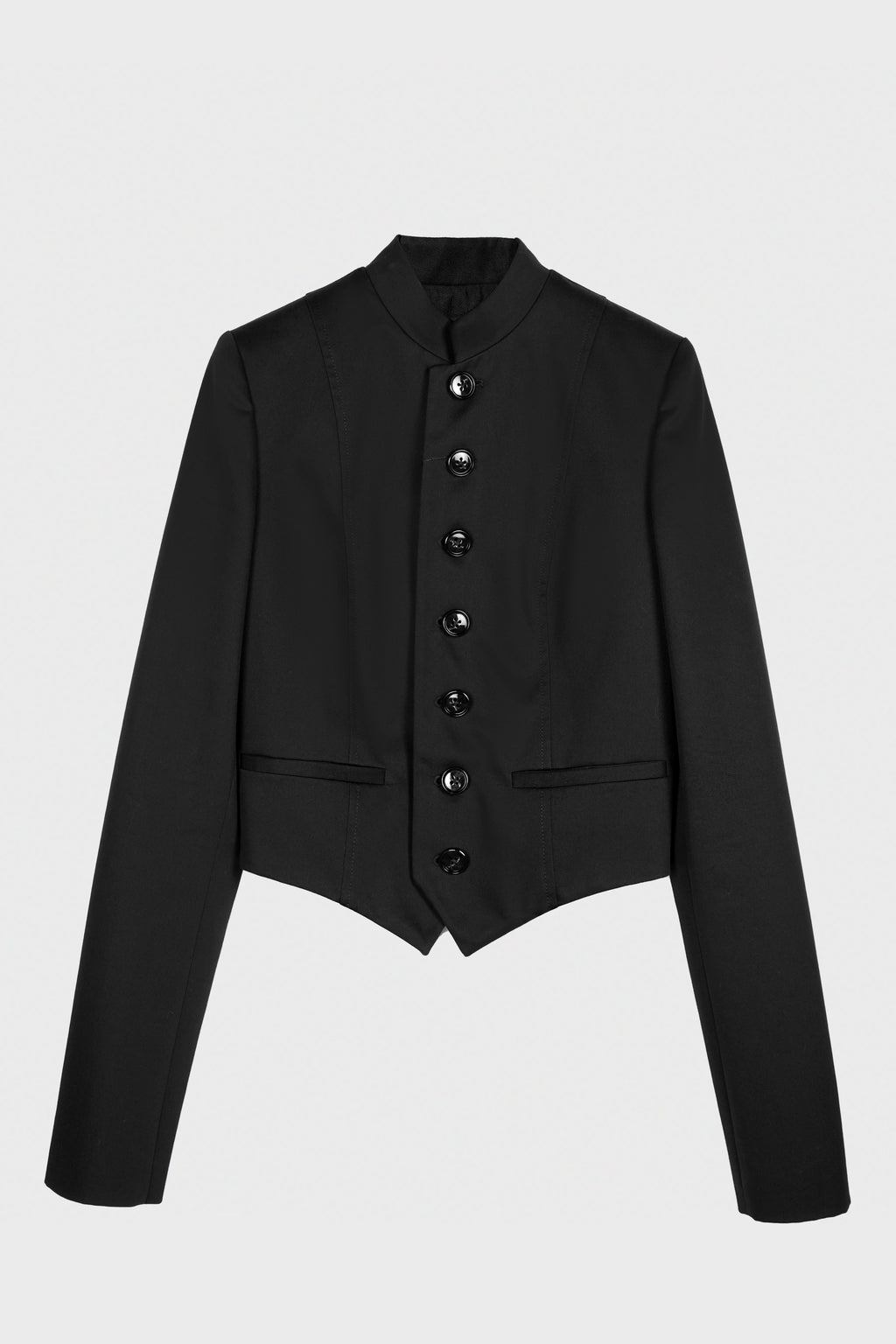 BAB STAND COLLAR BLOUSON BLACK