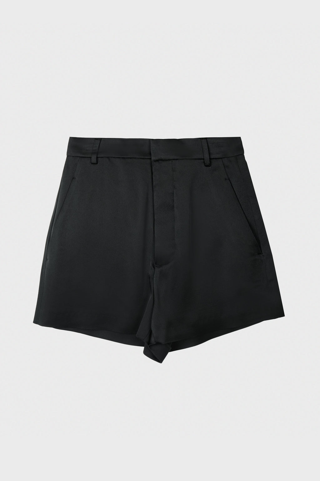 STINE HIGH WAIST TAILORED SHORTS BLACK