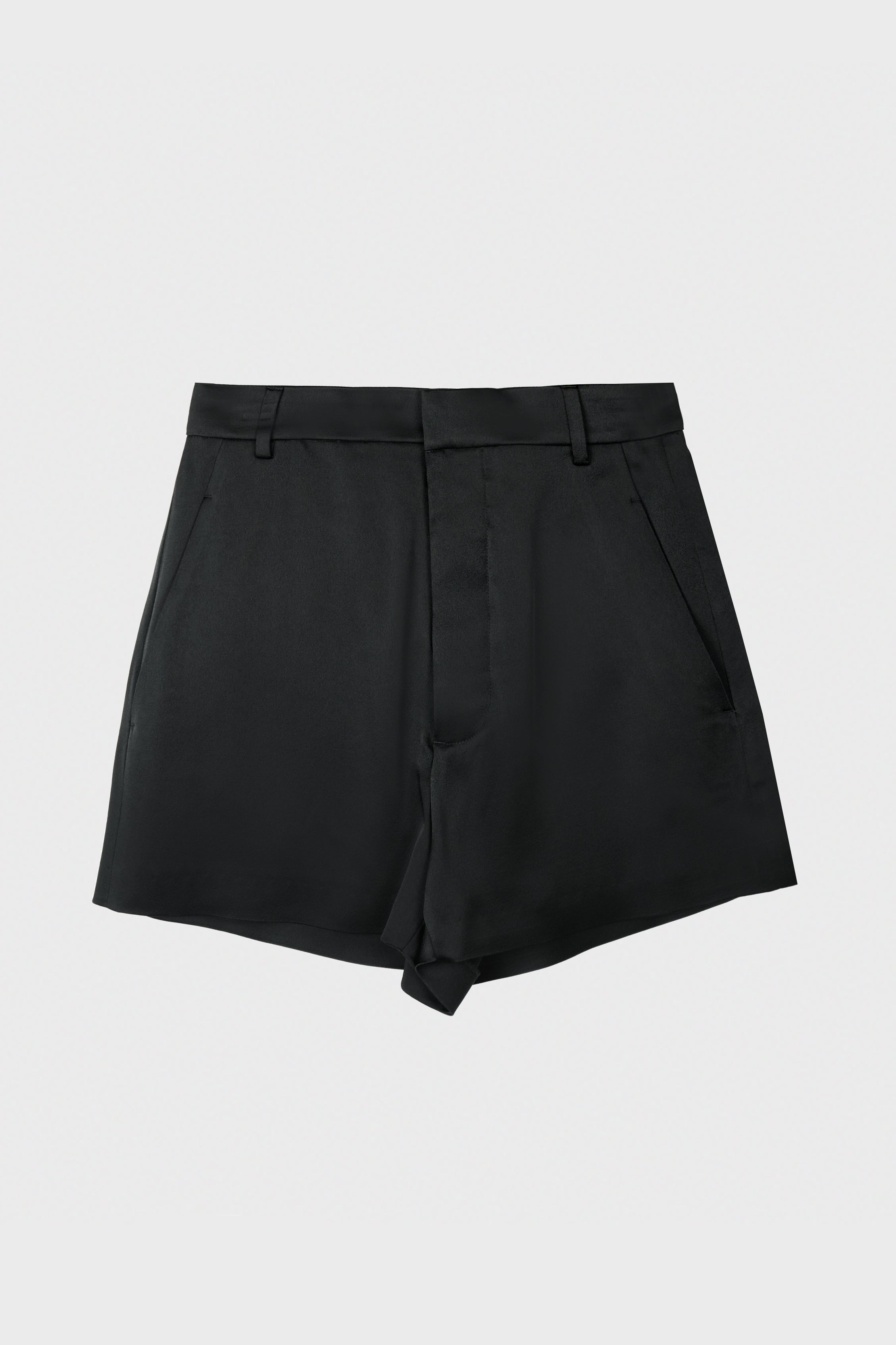 STINE HIGH WAIST TAILORED SHORTS BLACK