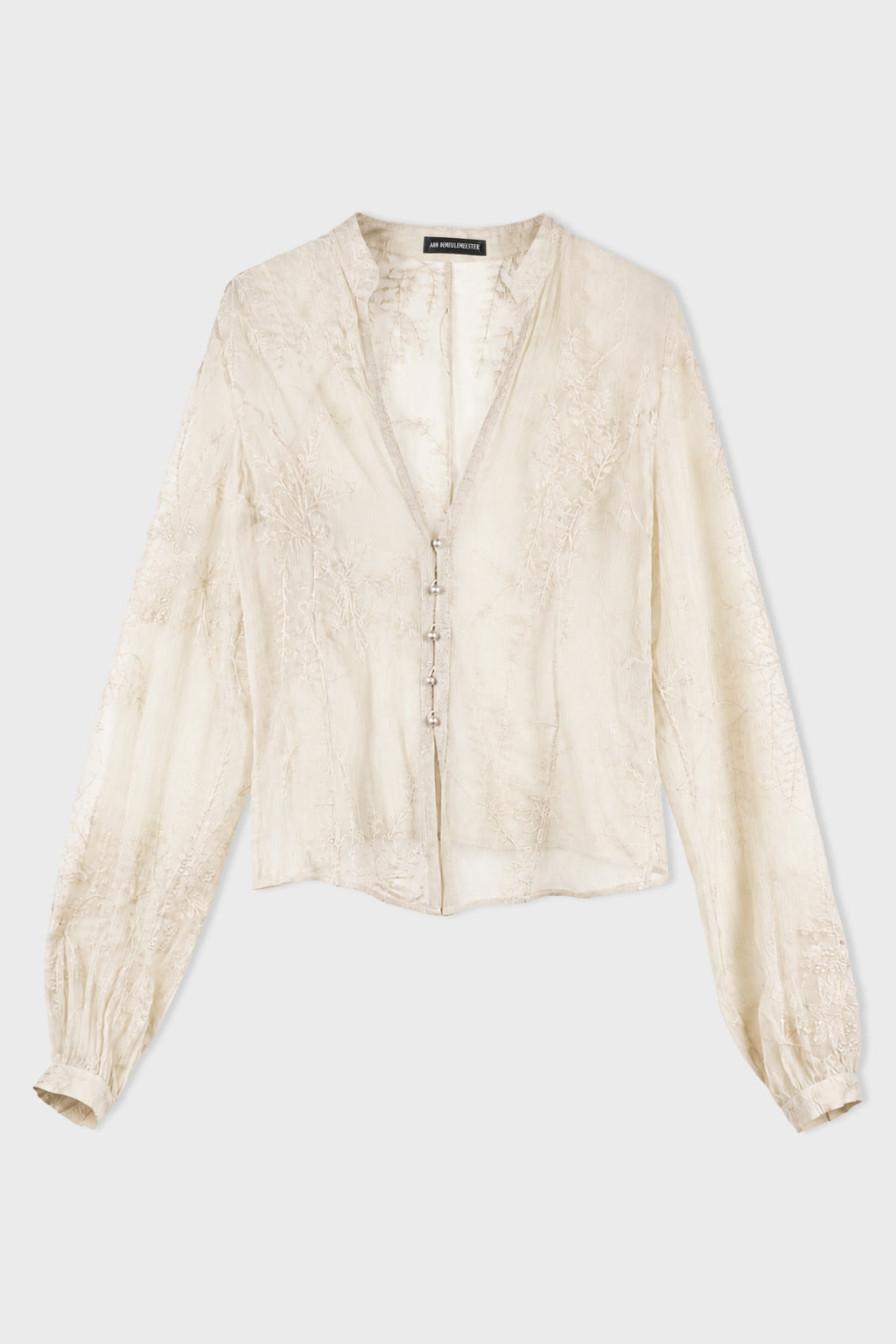 RHEA OPEN FRONT SHIRT MASTIC