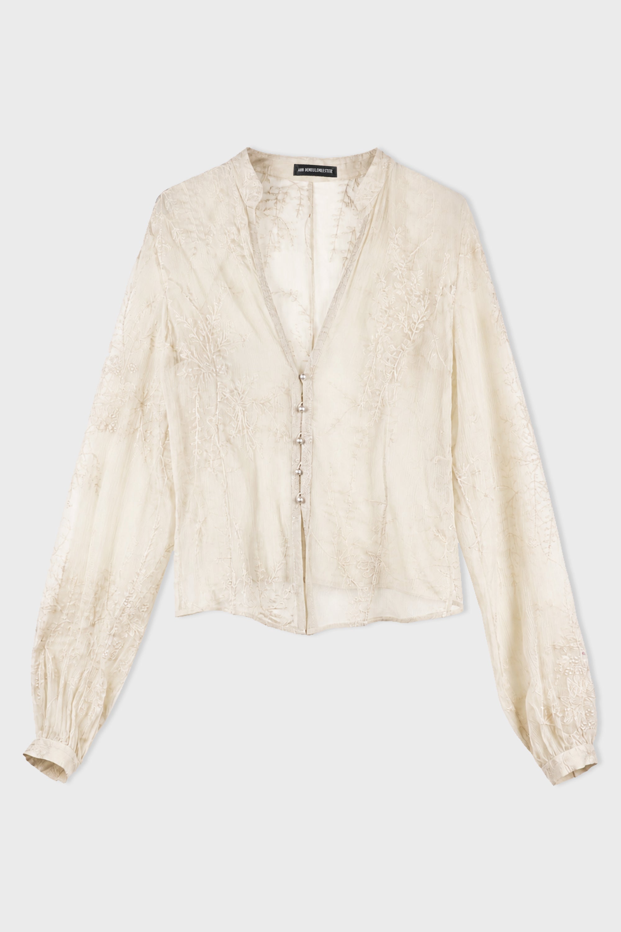 RHEA OPEN FRONT SHIRT MASTIC