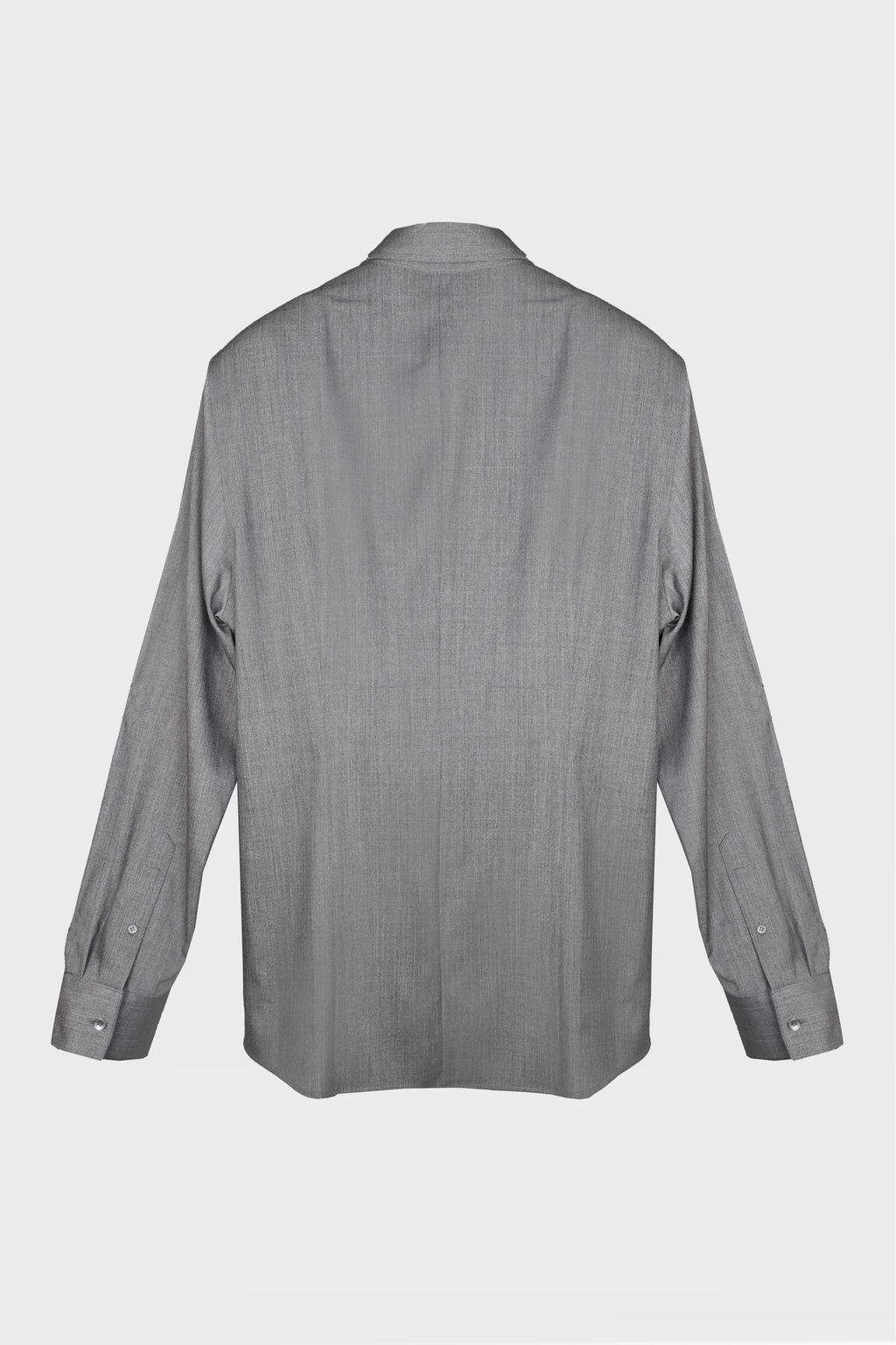 TAILORED TIE SHIRT DARK GREY