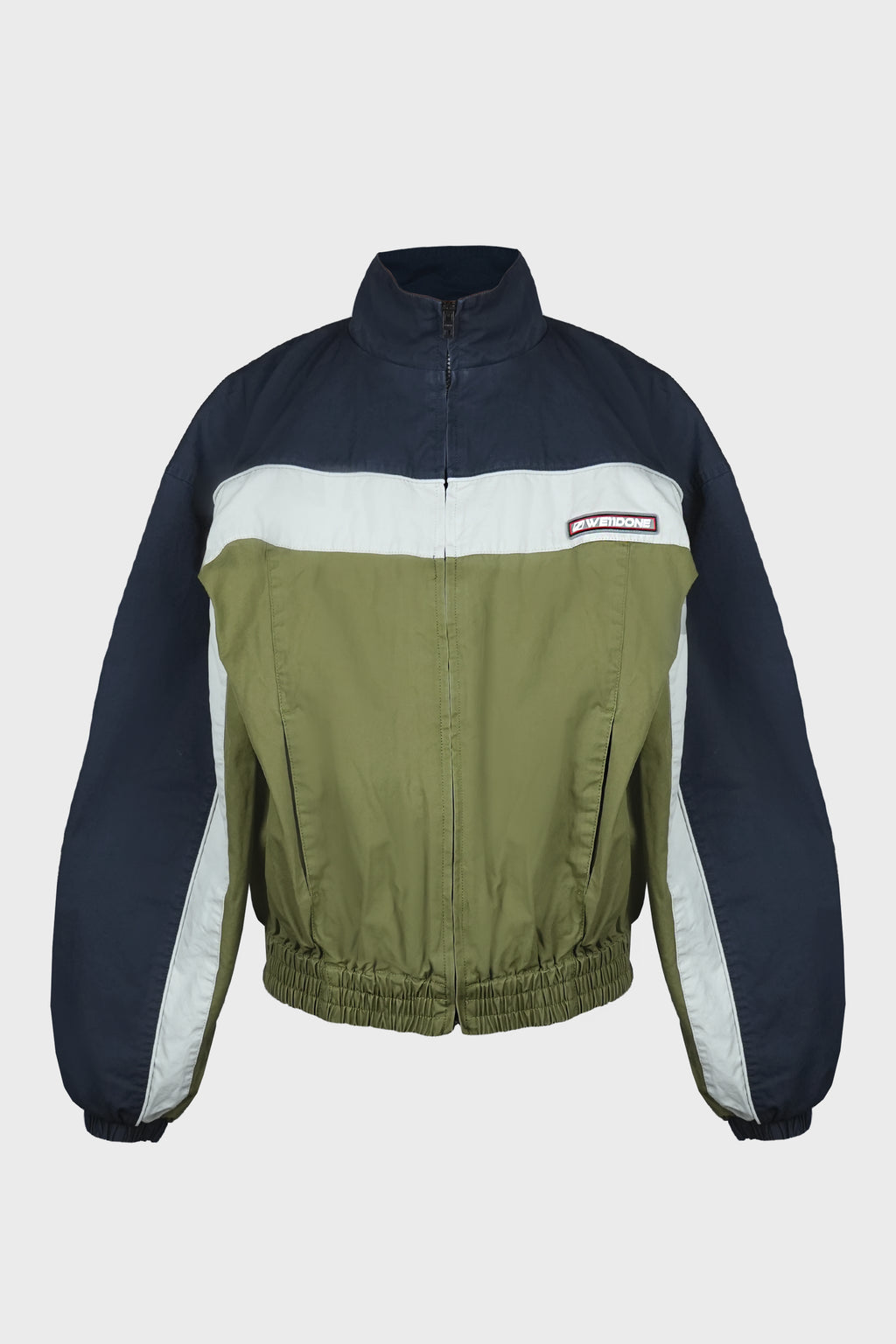 WASHED TRACK JACKET KHAKI