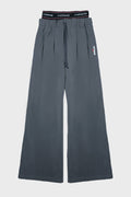 LAYERED TUCKED SWEATPANTS DARK GREY