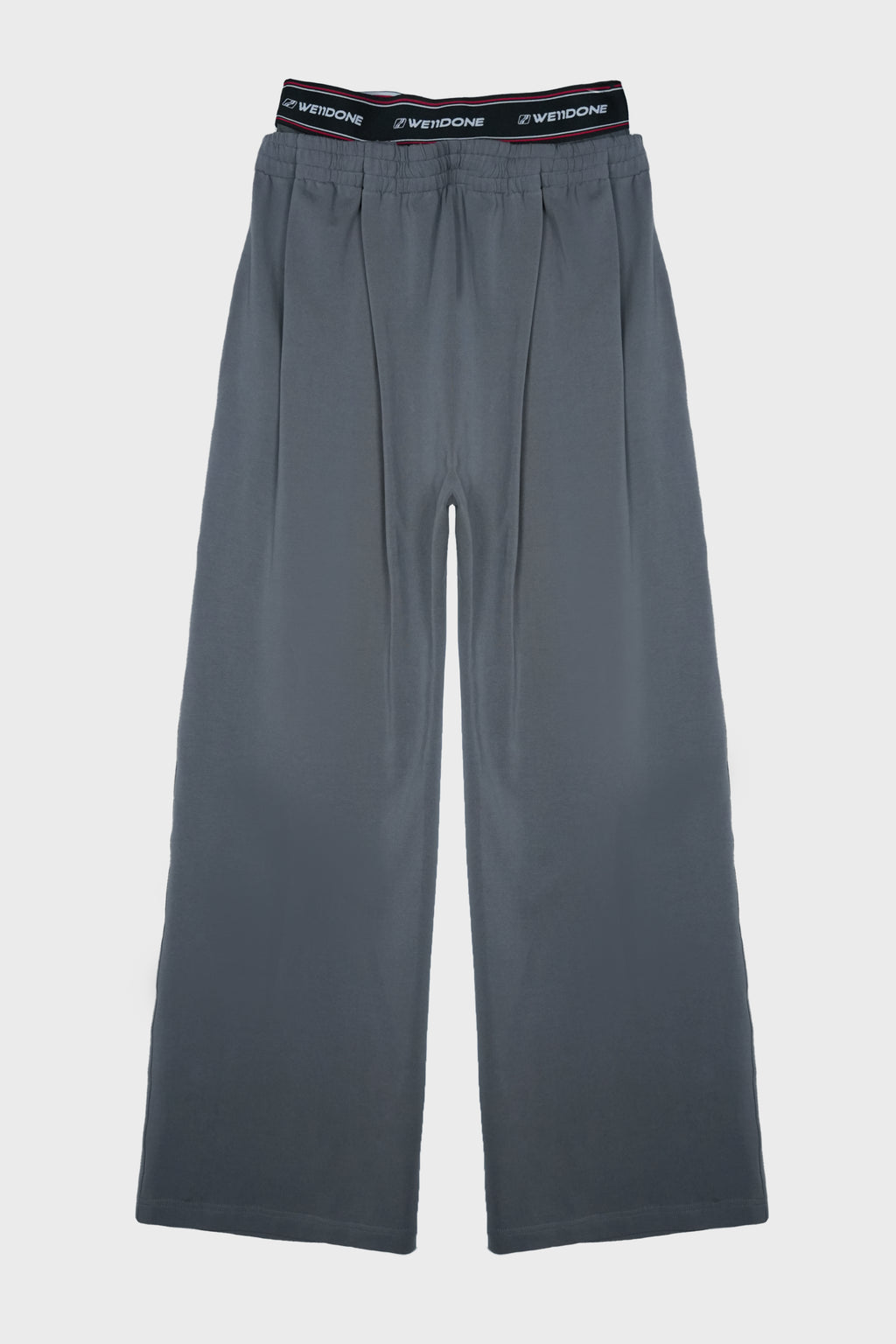LAYERED TUCKED SWEATPANTS DARK GREY