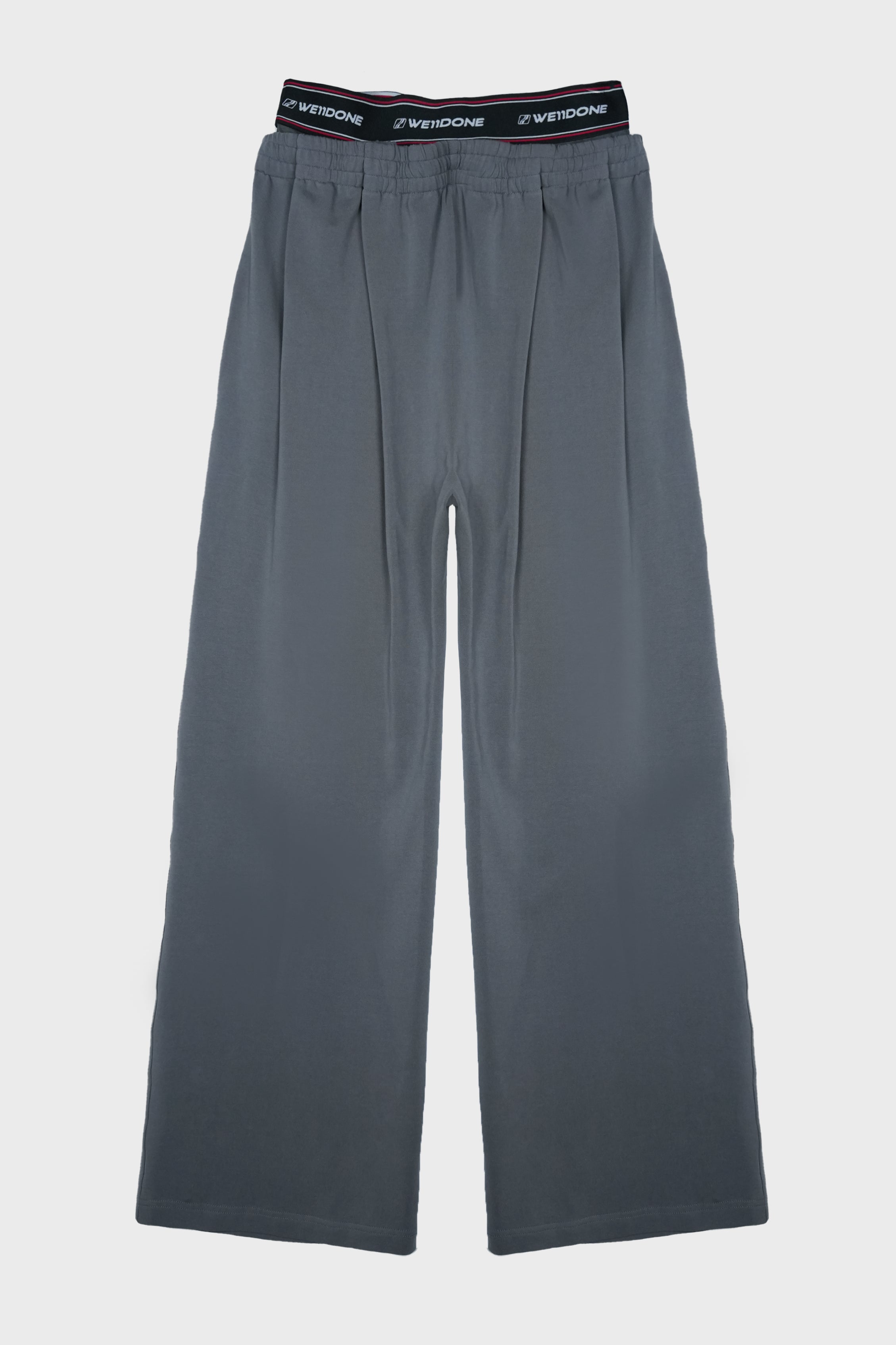 LAYERED TUCKED SWEATPANTS DARK GREY
