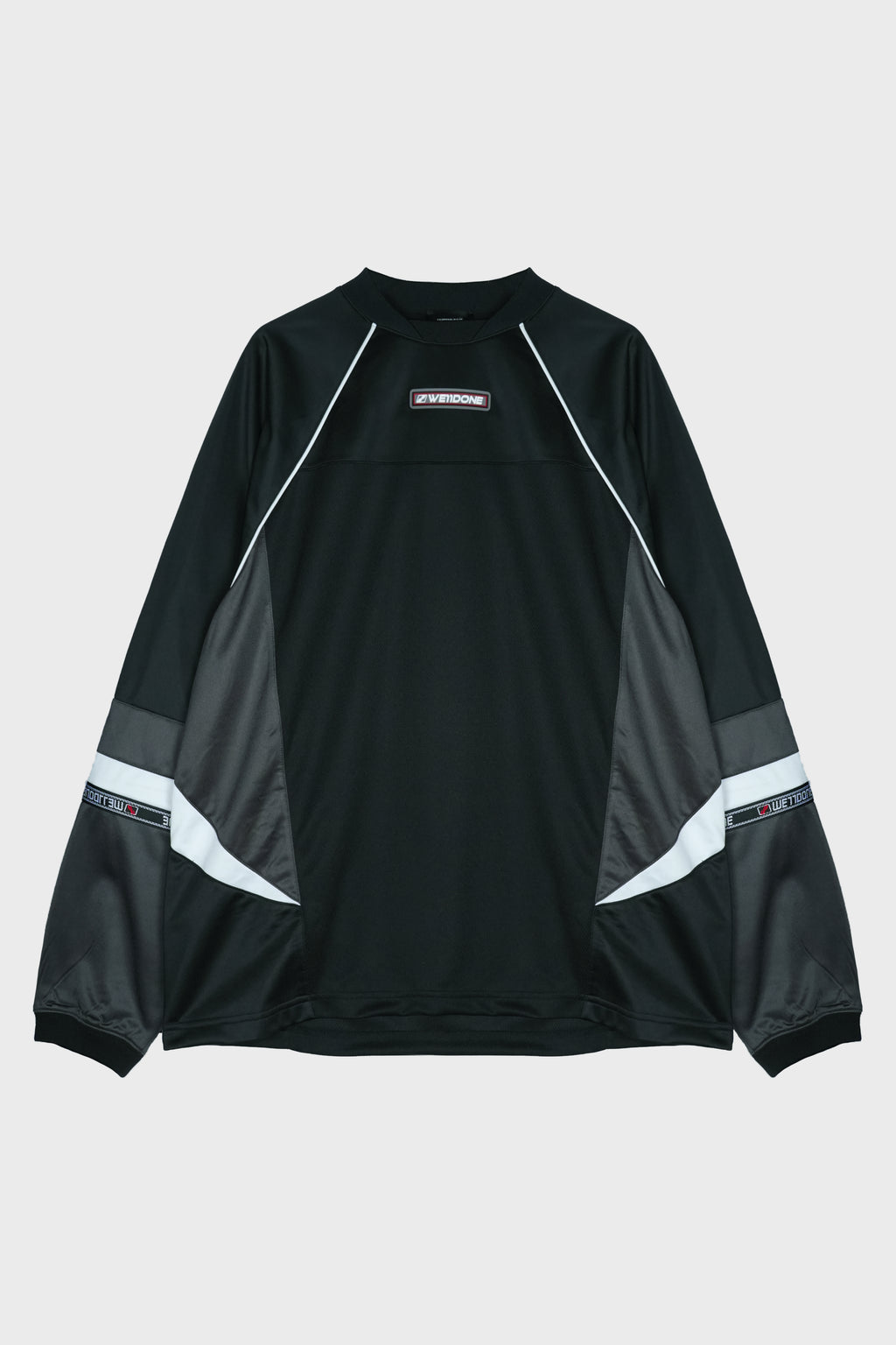 LOGO FOOTBALL JERSEY T-SHIRT BLACK