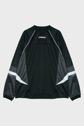 LOGO FOOTBALL JERSEY T-SHIRT BLACK