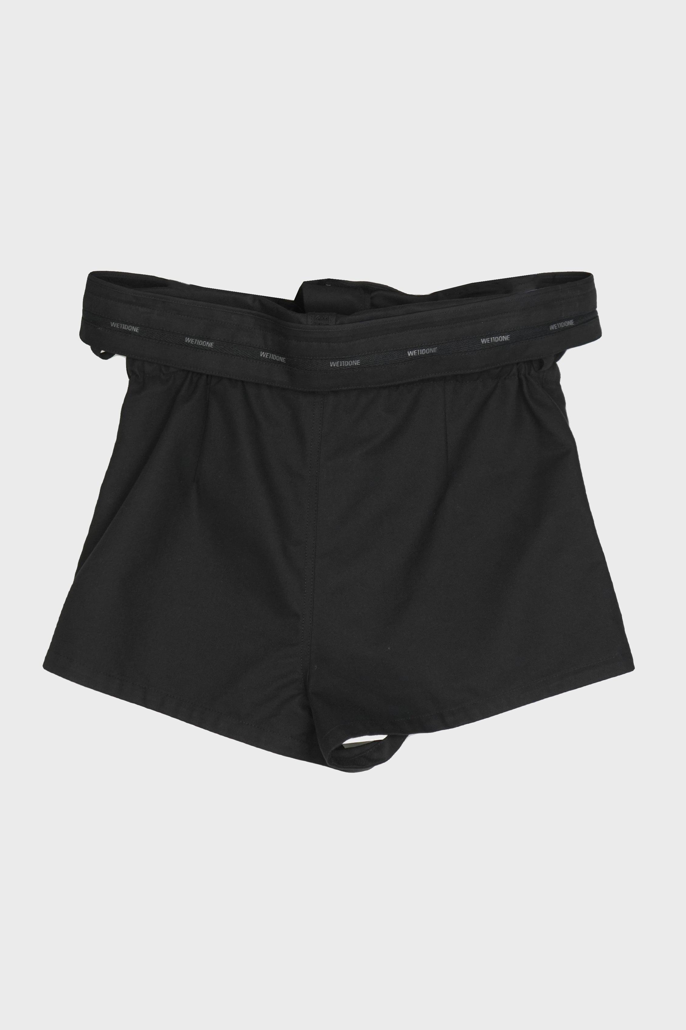 TURNUP SHORTS BLACK