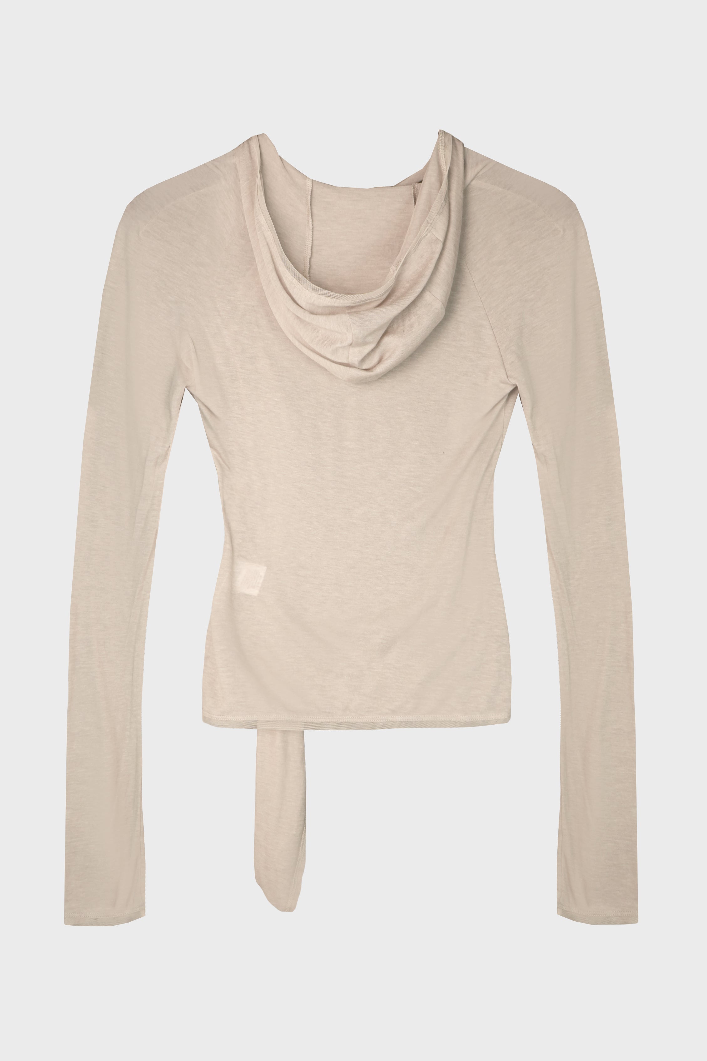 HOODED KNOT L/S WARM GREY