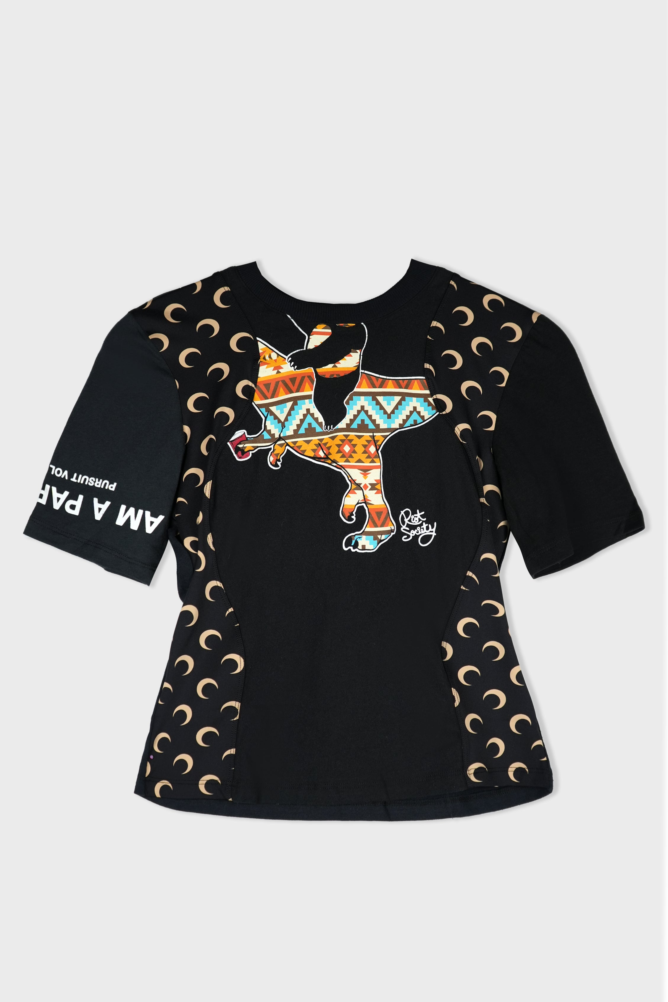 UPC JERSEY SS BABY FIT T-SHIRT BLACK/INVERSE TAN
