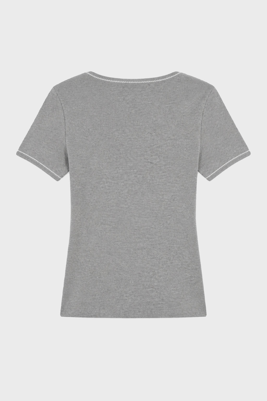 CUTE 70'S SS SQUARENECK T-SHIRT GREY