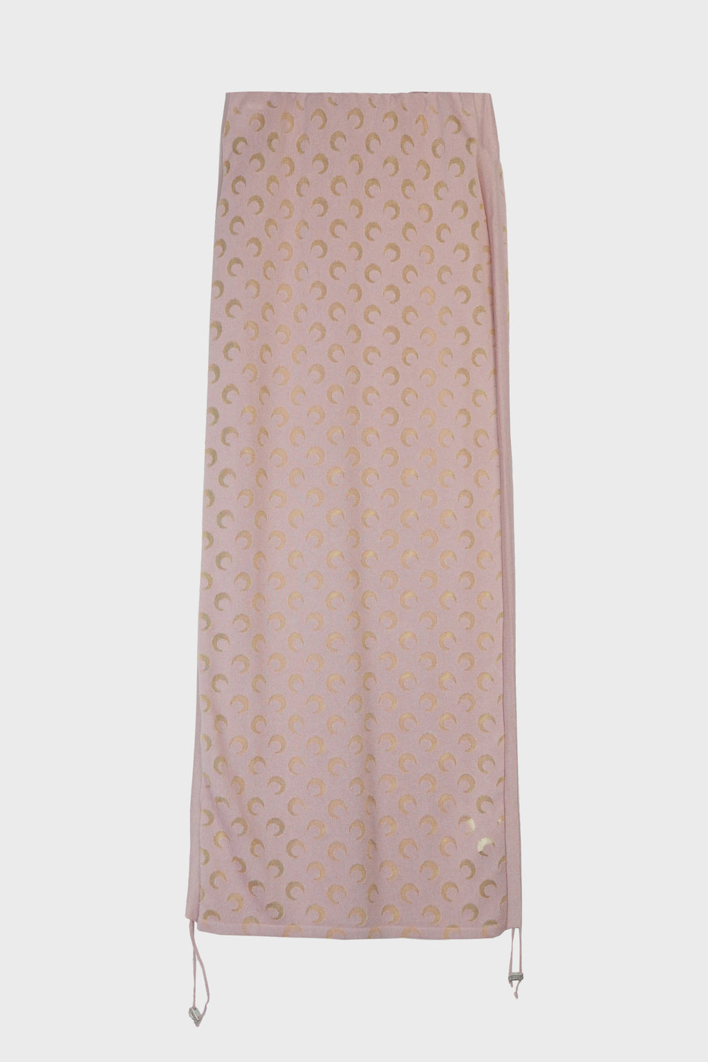 MOON DEVORE MINI SKIRT LIGHT PINK