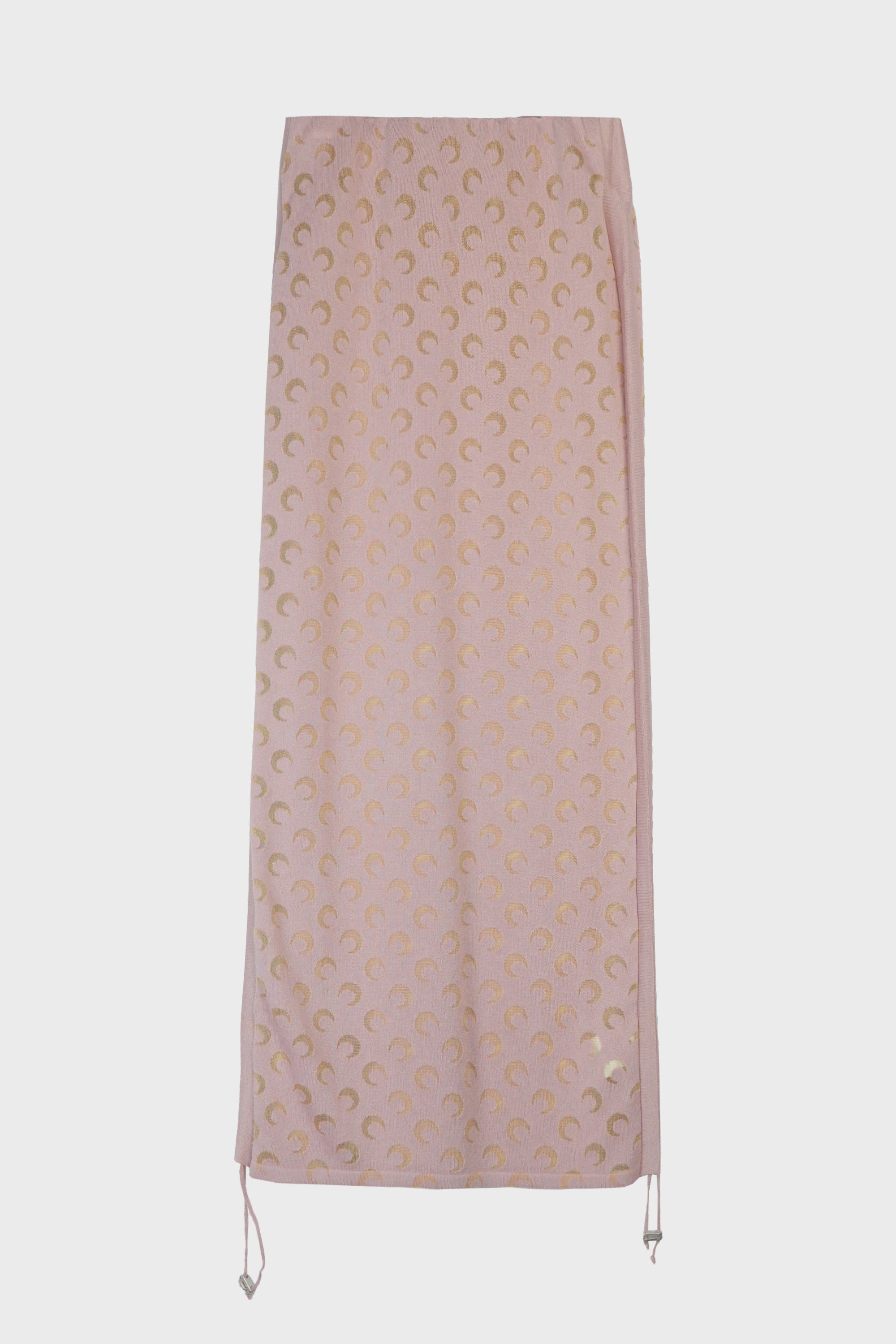 MOON DEVORE MINI SKIRT LIGHT PINK