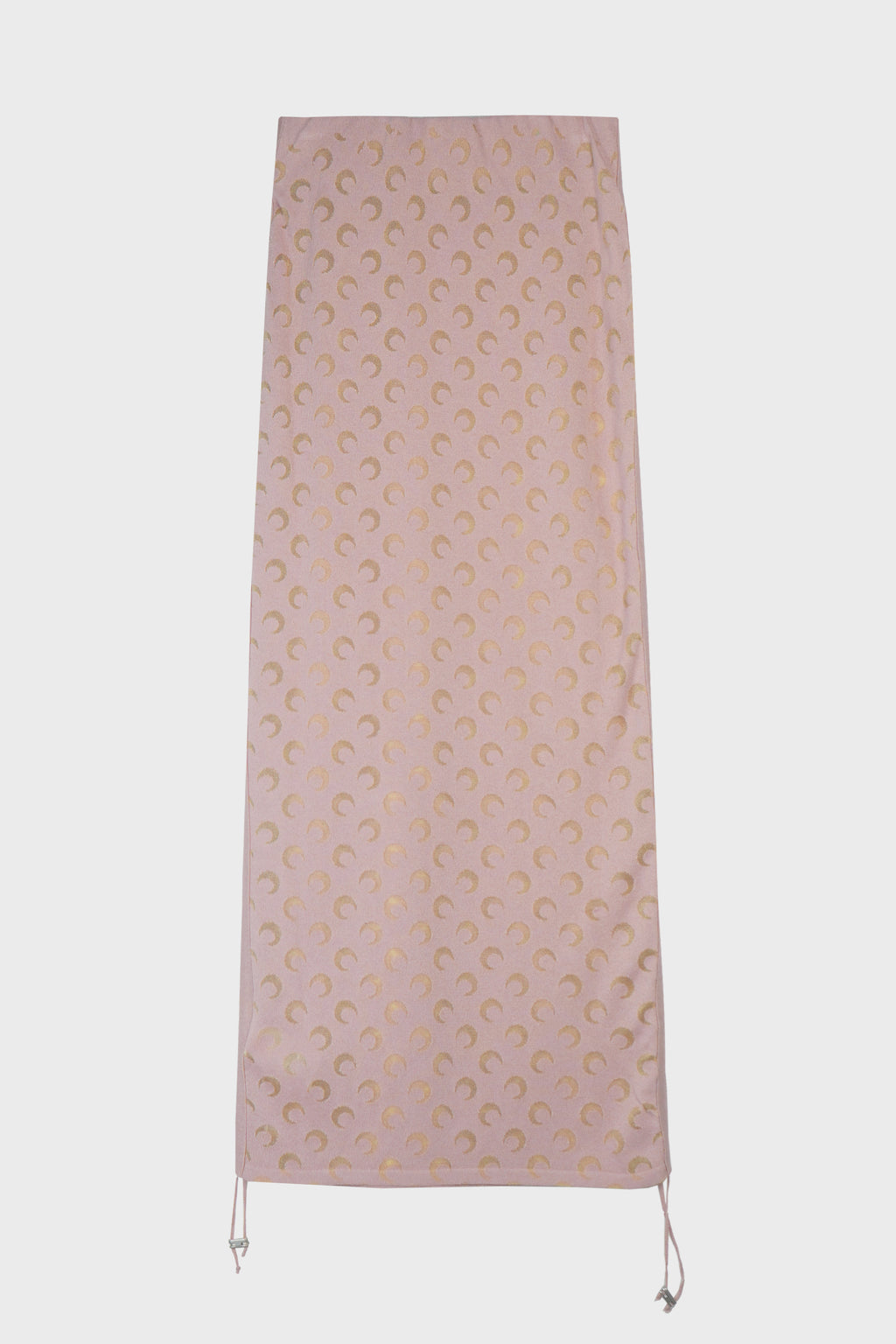 MOON DEVORE MINI SKIRT LIGHT PINK