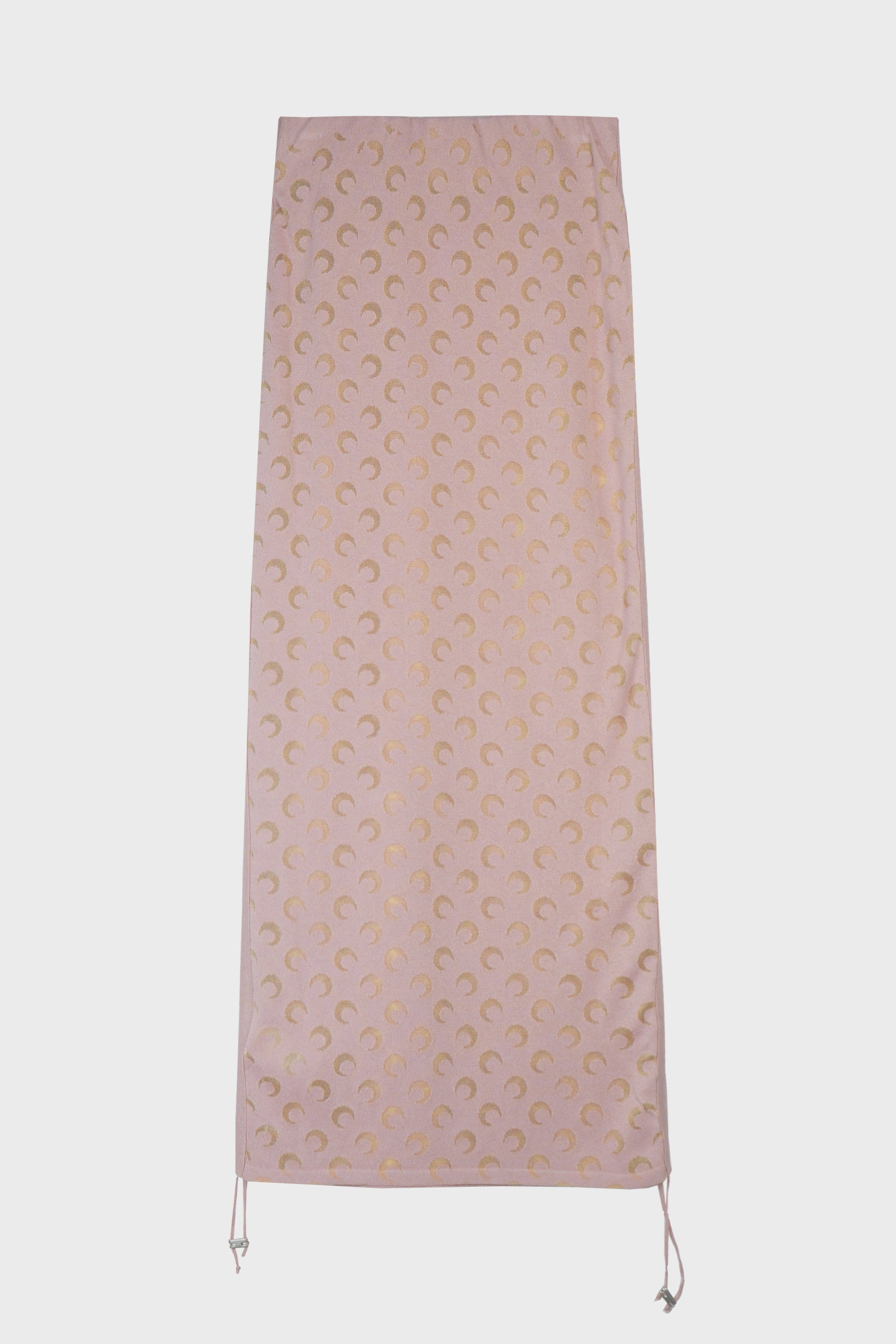 MOON DEVORE MINI SKIRT LIGHT PINK