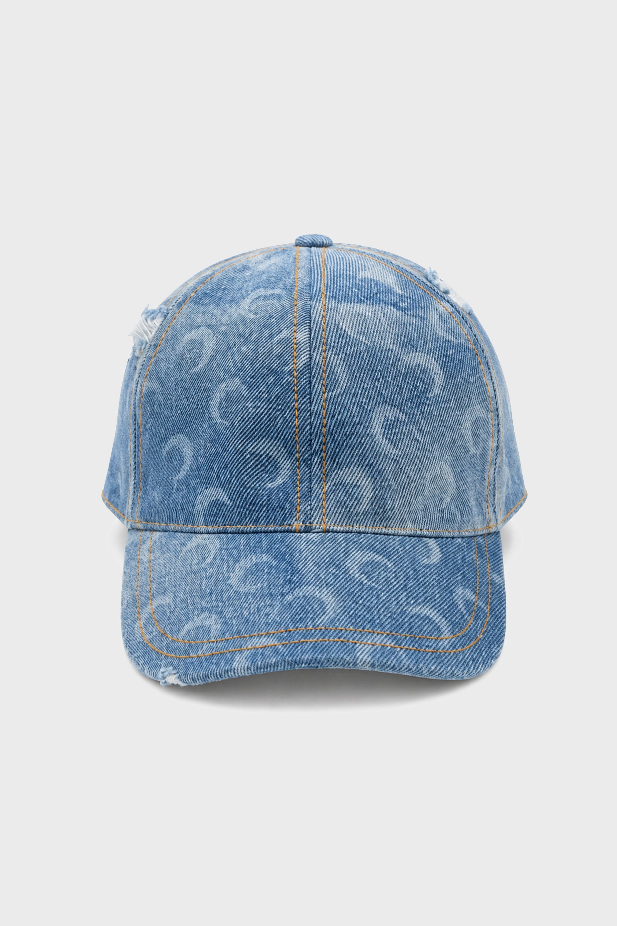 MOON DENIM BASEBALL CAP LIGHT BLUE