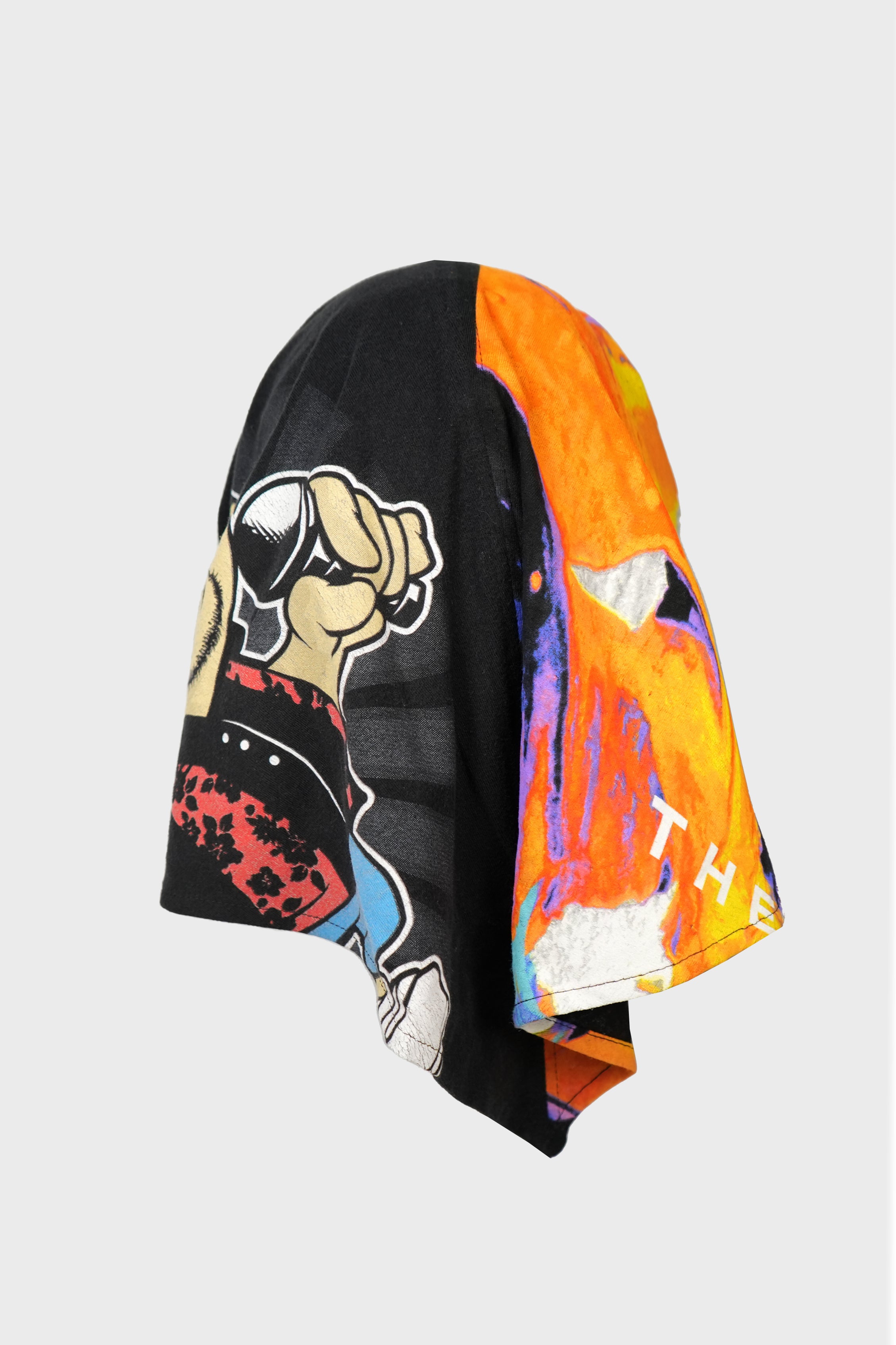 REGENERATED GRAPHIC T-SHIRTS VEILED CAP BLACK