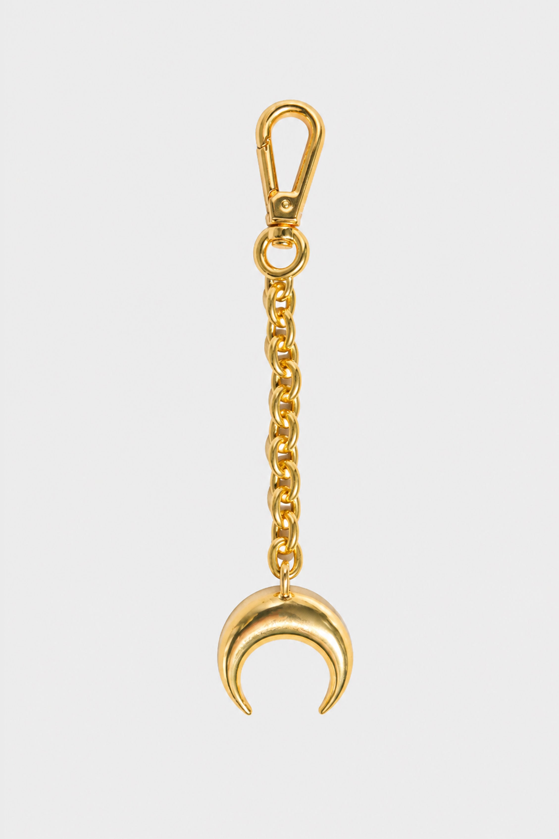 MOON CHARM KEYCHAIN GOLD