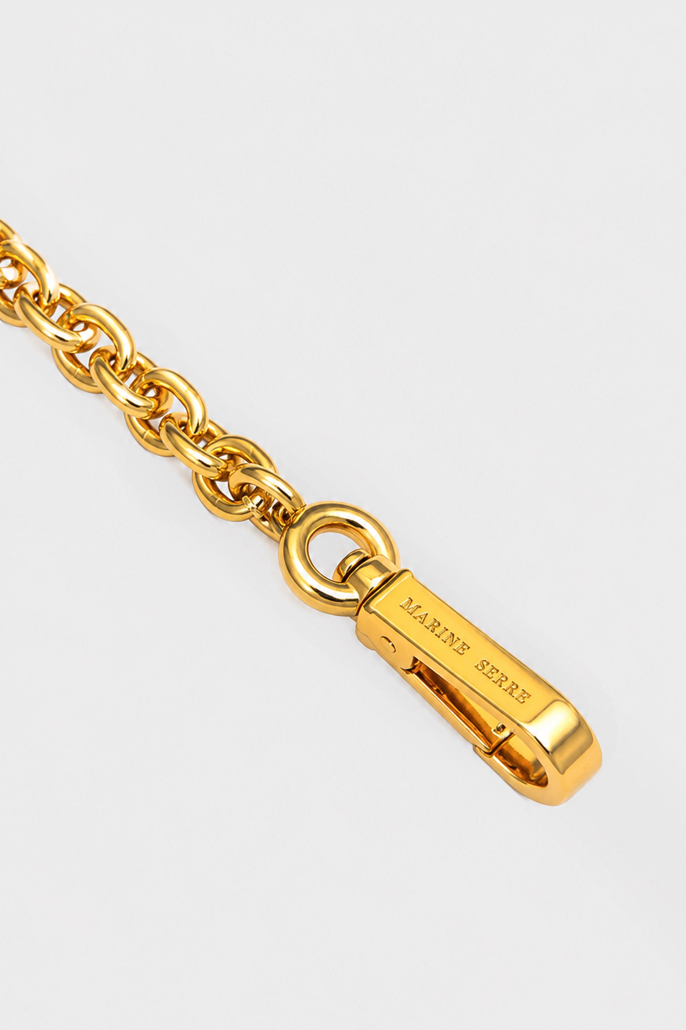 MOON CHARM KEYCHAIN GOLD