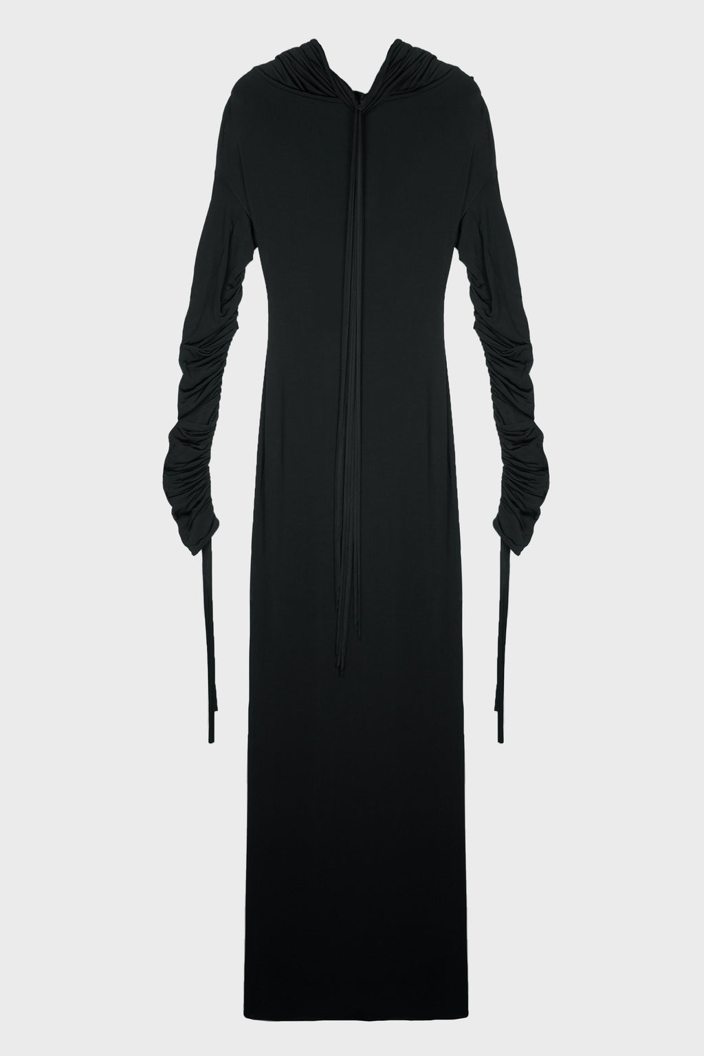 FLUID JERSEY DRESS BLACK