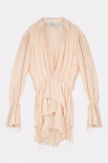 GEORG PLISSE' DRESS AMBERLIGHT