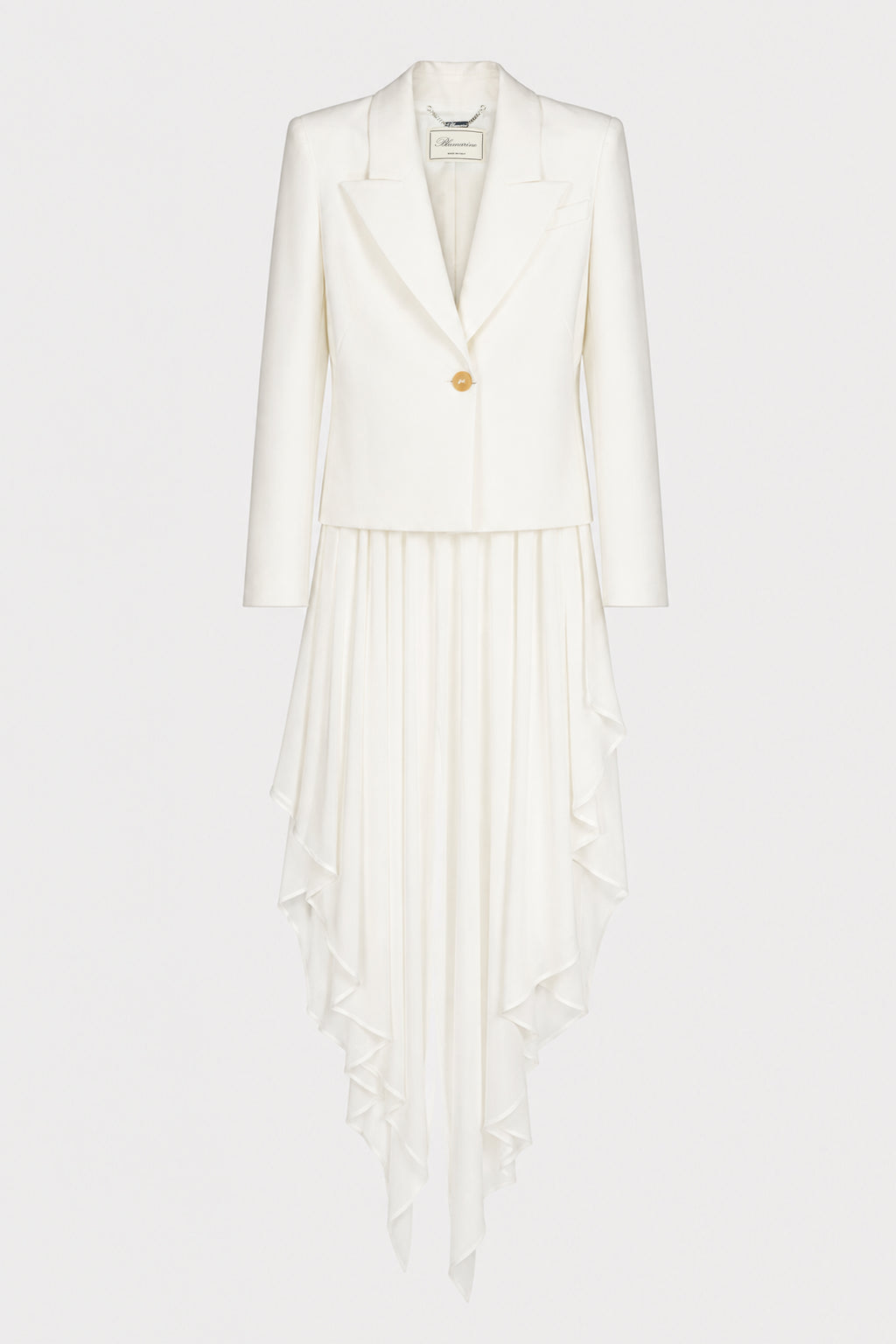 COMPACT TAILO JACKET WHITE PEARL