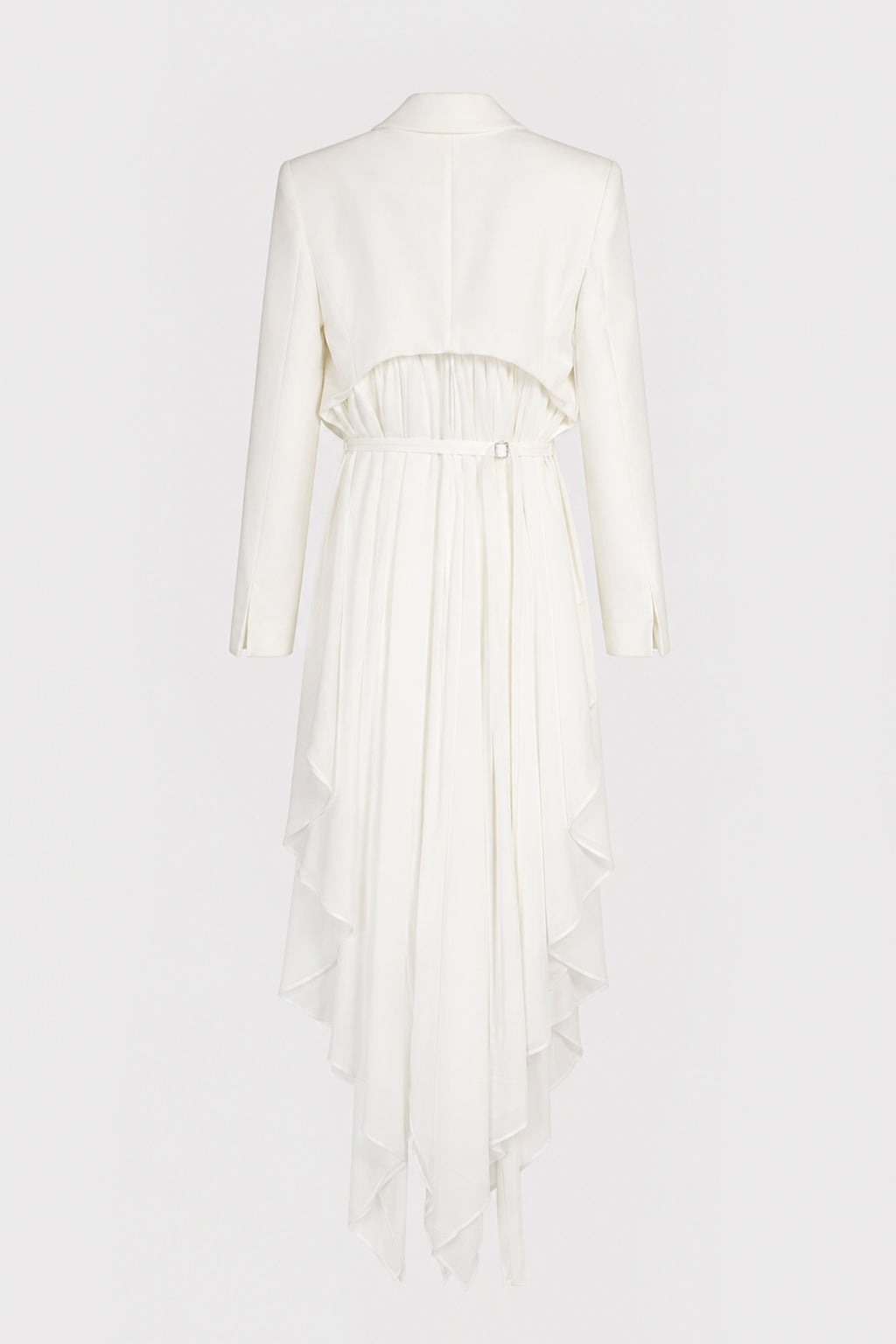 COMPACT TAILO JACKET WHITE PEARL