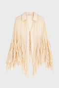 GEORG TOP W/RUFFLES READY TO DYE