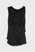 DRAPE TANK BLACK