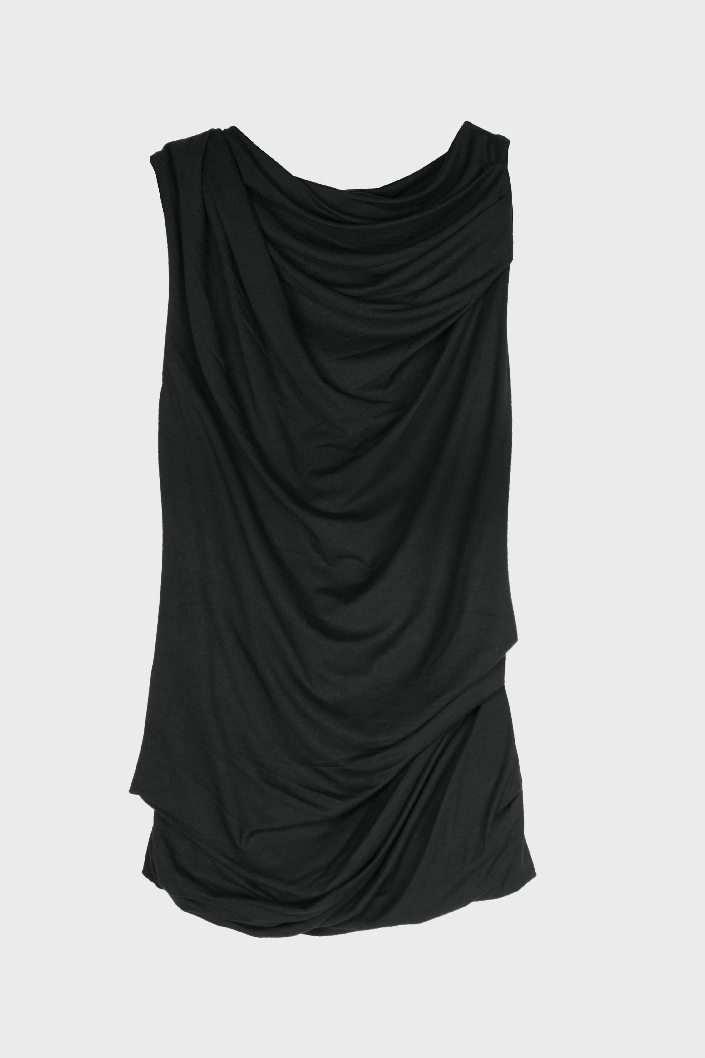 DRAPE TANK BLACK
