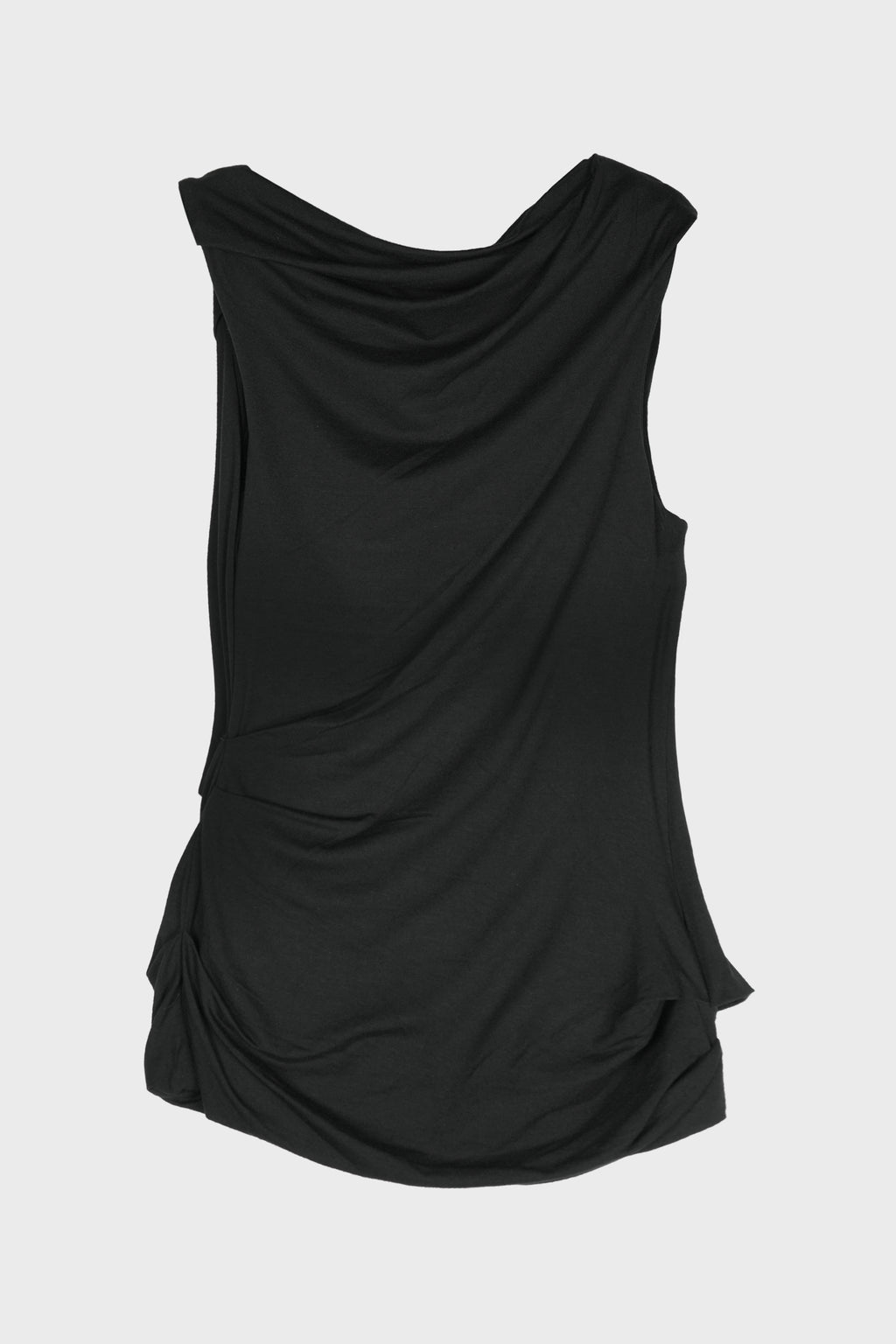 DRAPE TANK BLACK