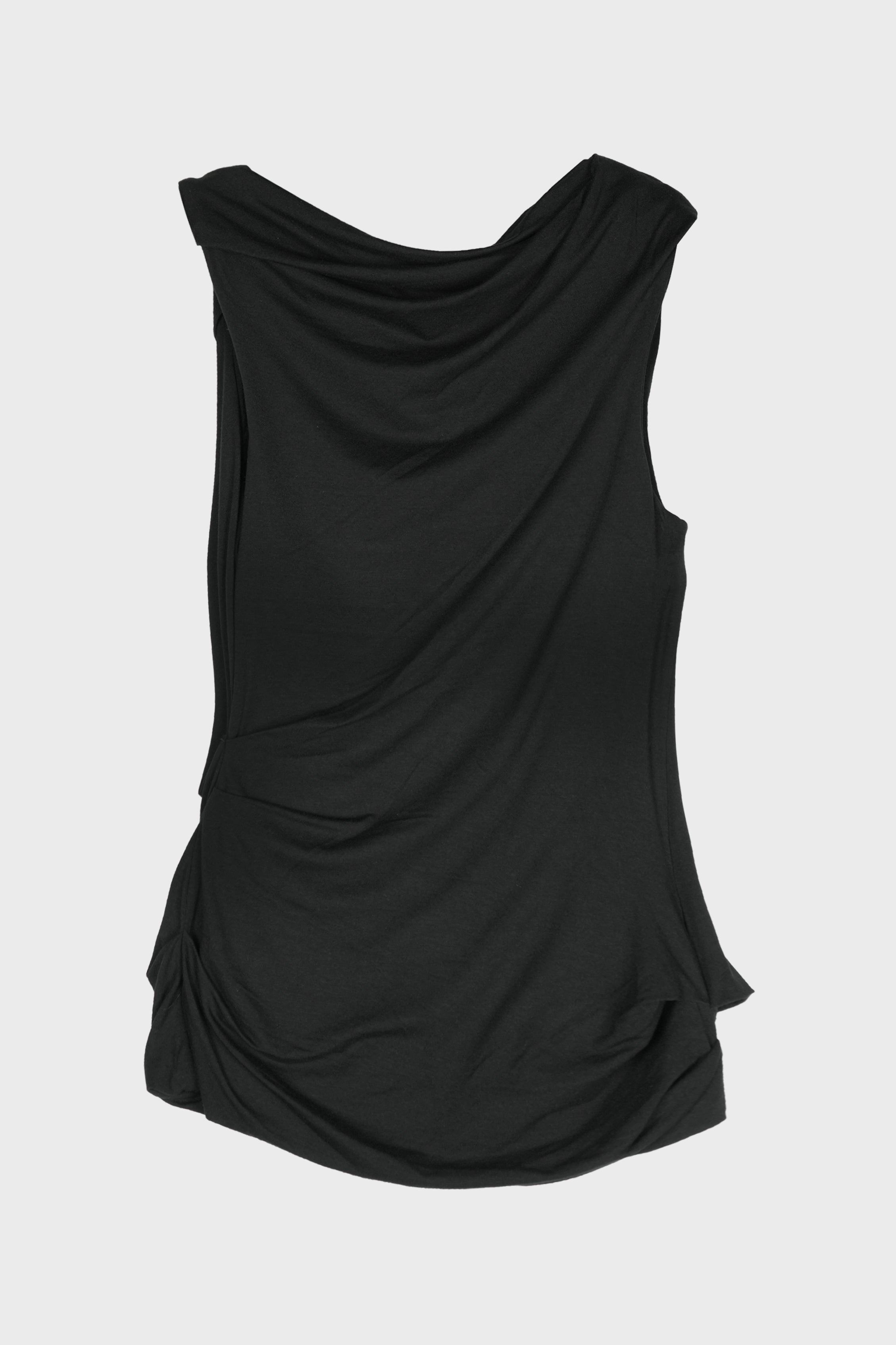 DRAPE TANK BLACK