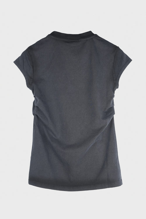 BABY T-SHIRT CUT AV-LOGO BLACK