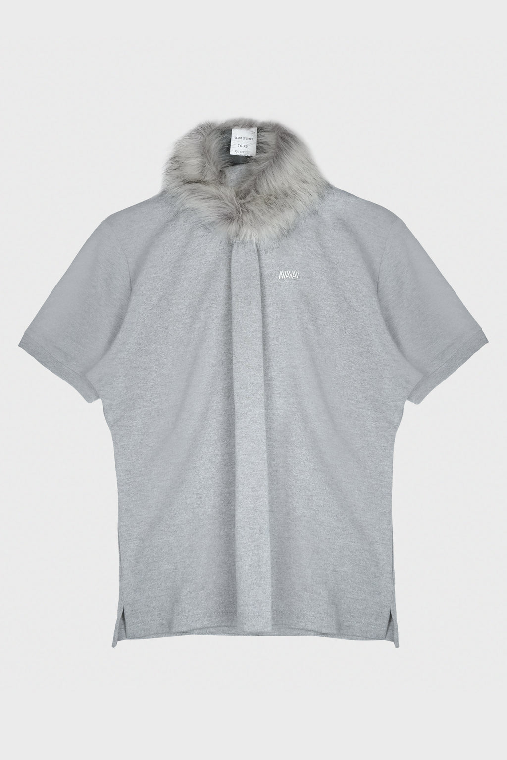 POLO SHIRT GREY FUR GREY
