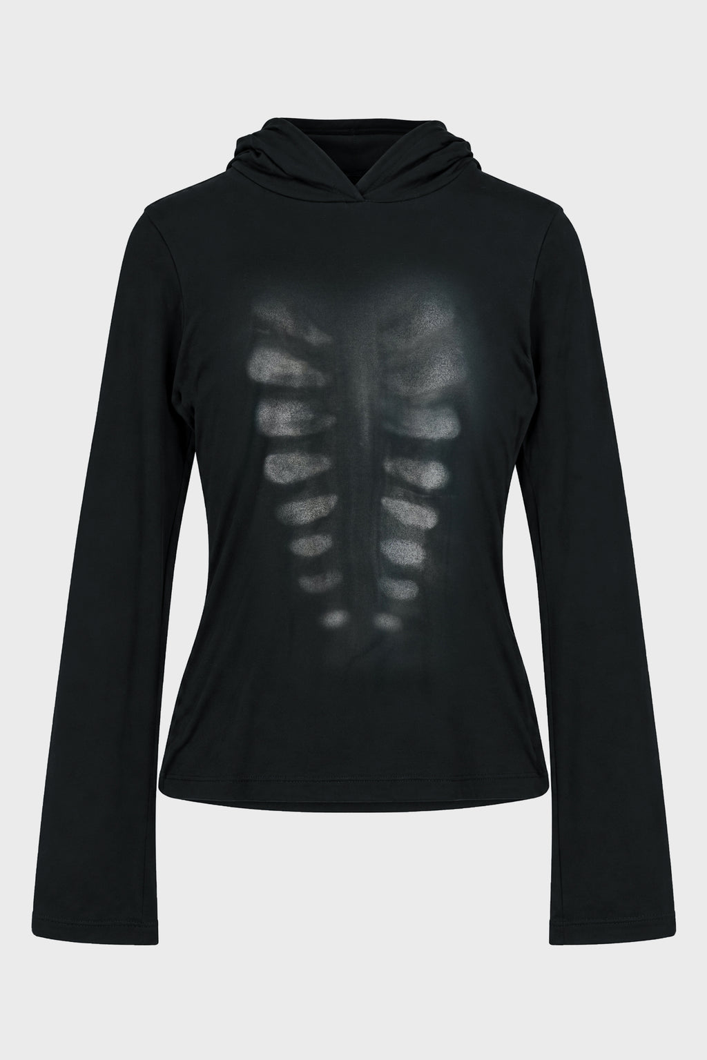 HOODED TOP PRINTED X-RAY