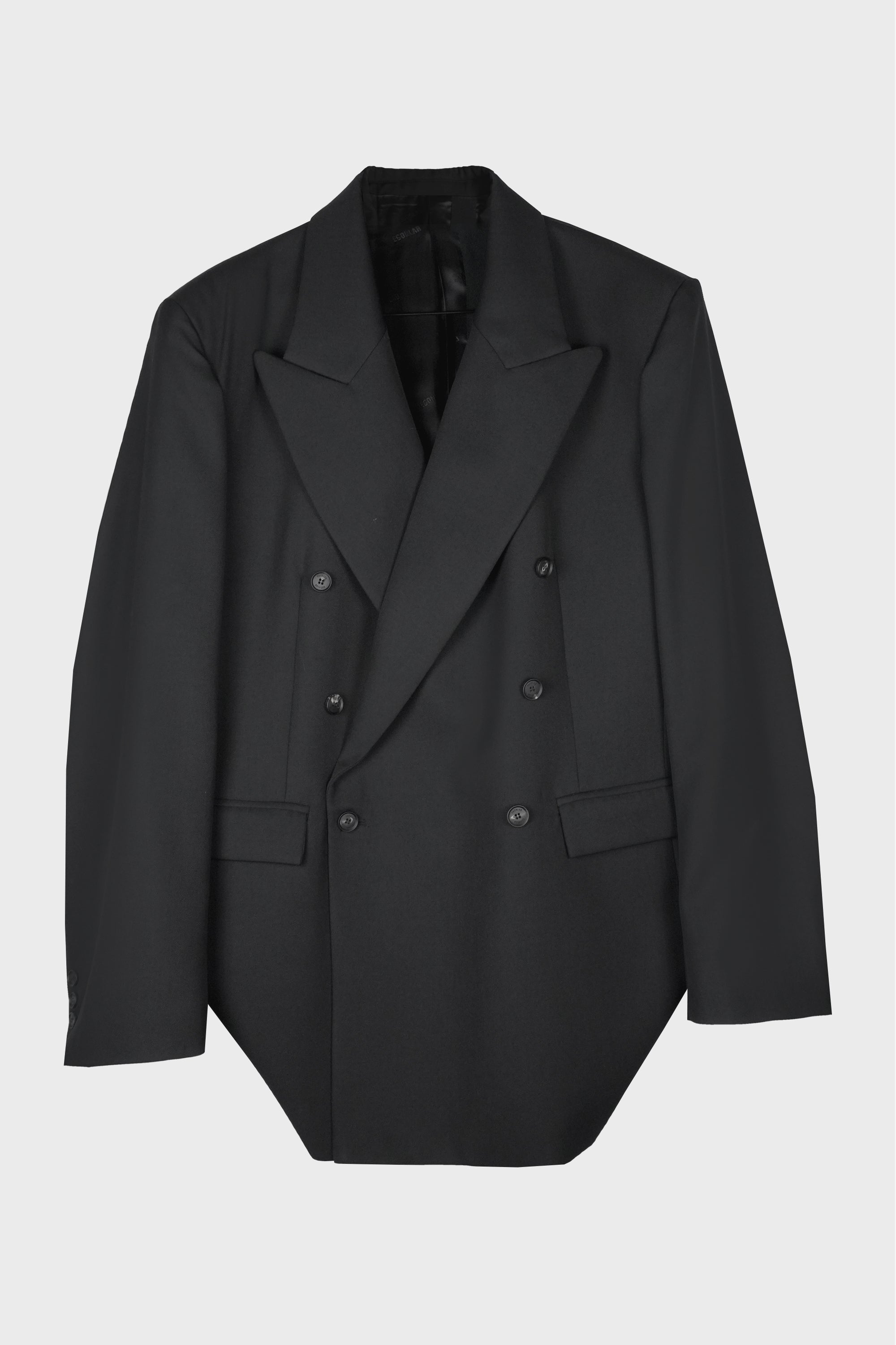 OVERSIZED TAILORED BLAZER BLACK TAILORING WOOL