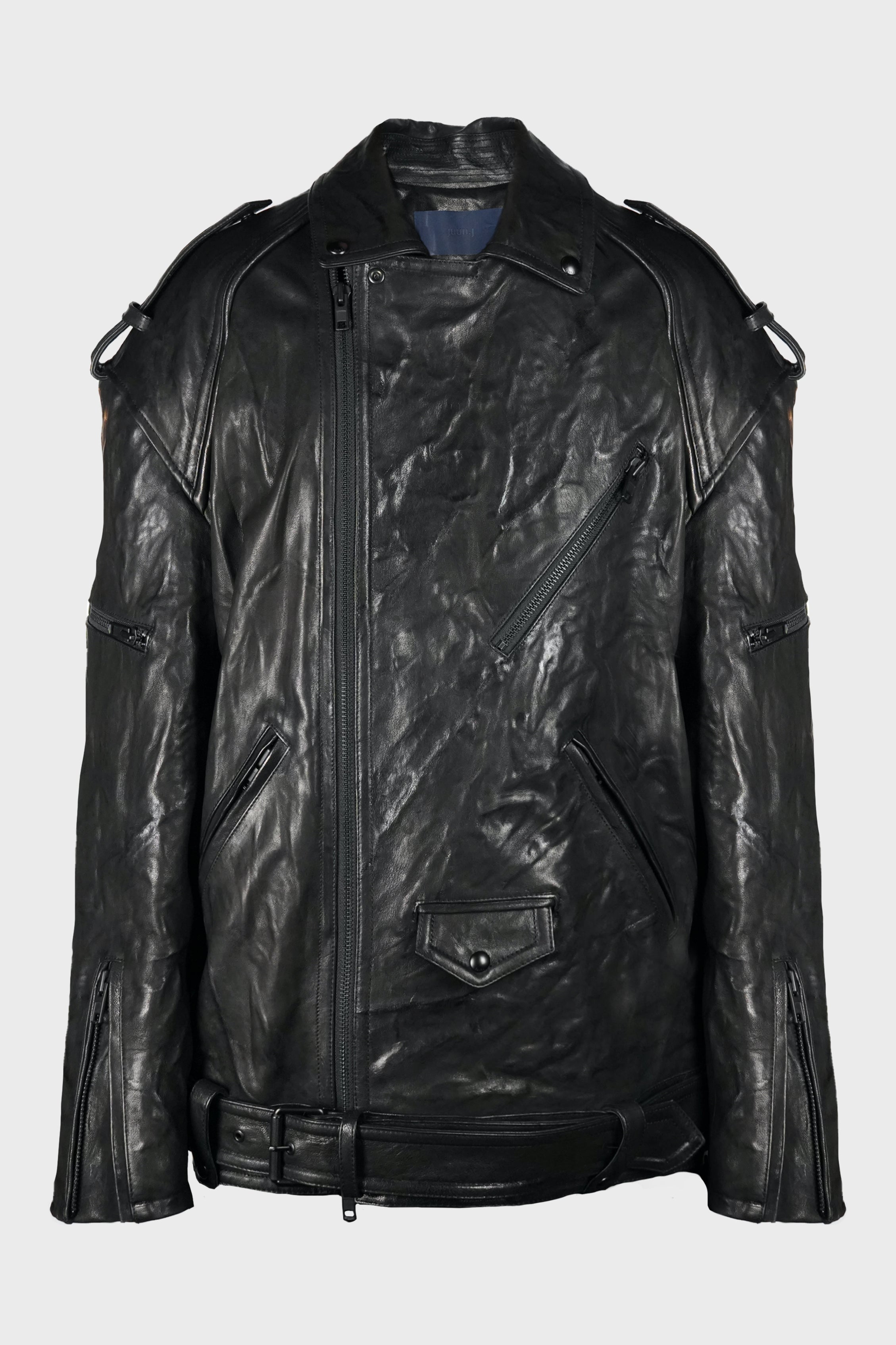 LEATHER JACKET BLACK