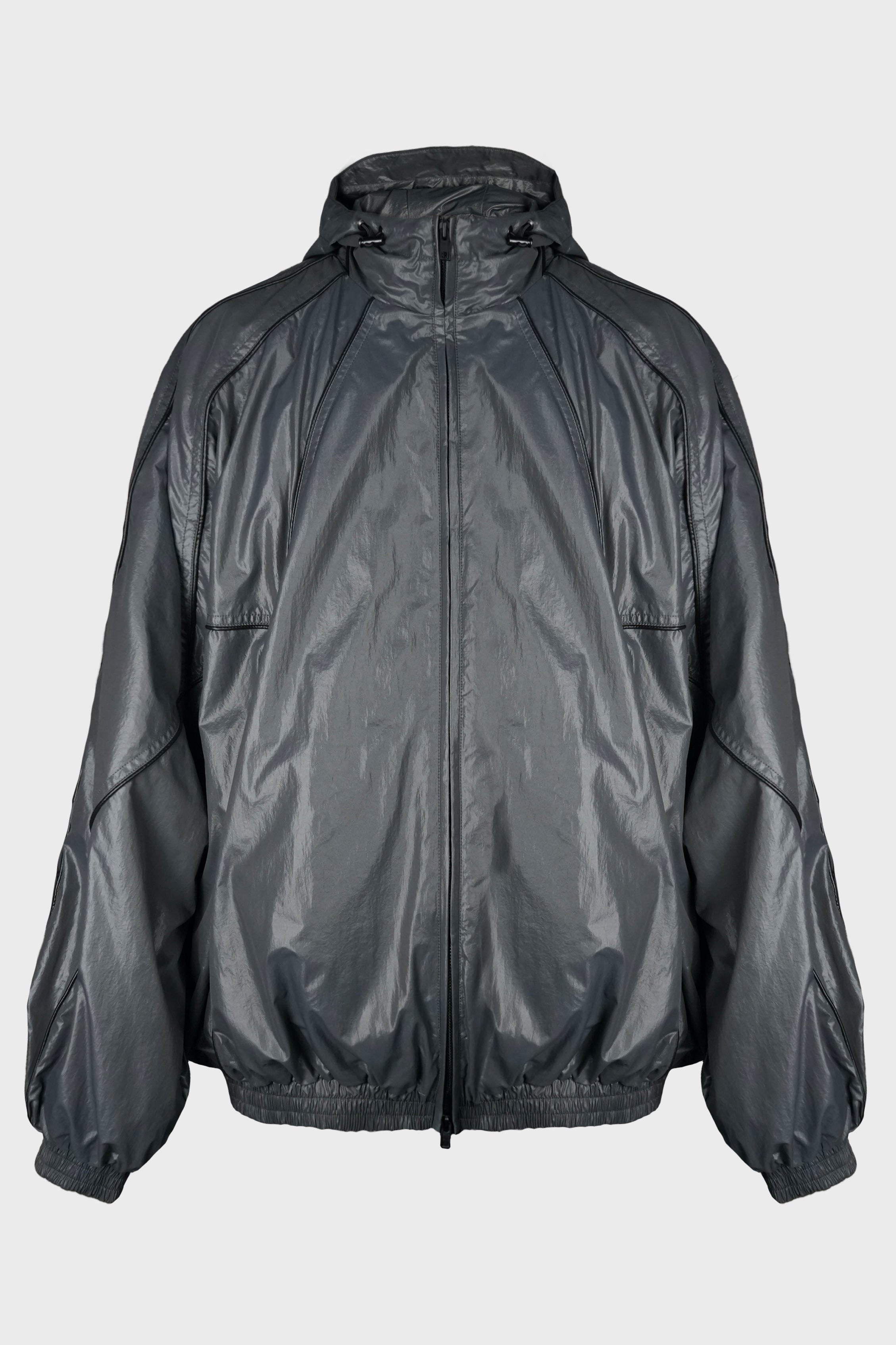 PIPING BALLOON JUMPER GREY