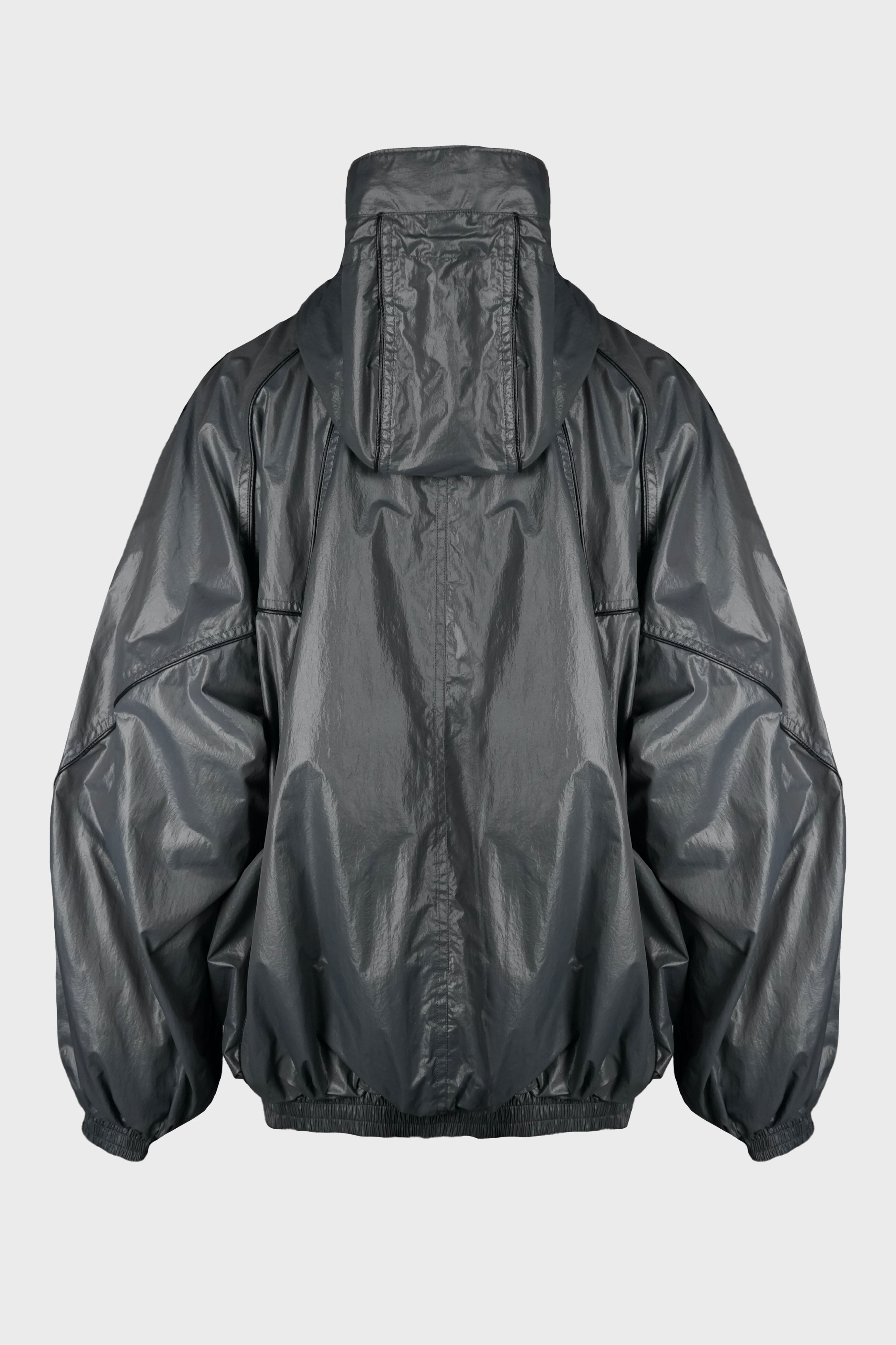 PIPING BALLOON JUMPER GREY