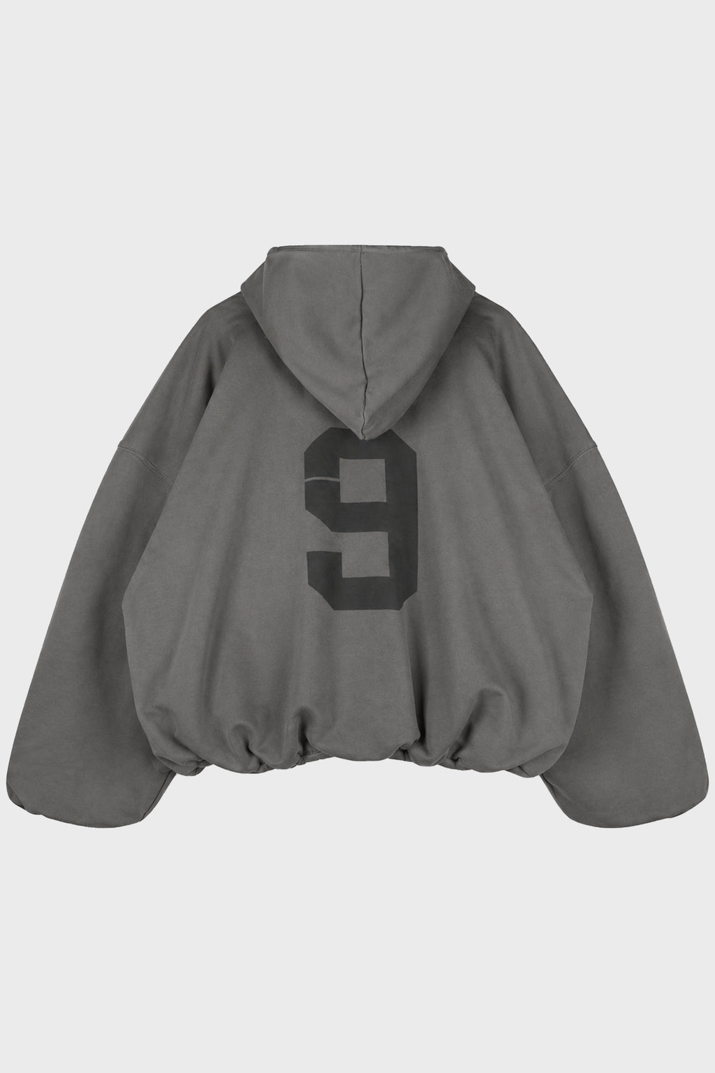 INFLATED MBH DEVIL ZIPPED HOODIE WASHED GREY