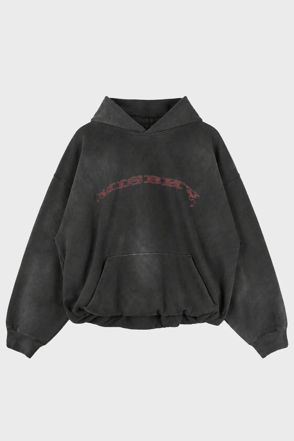 DEVIL MISBHV INFLATED HOODIE WASHED GREY
