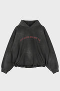 DEVIL MISBHV INFLATED HOODIE WASHED GREY