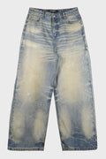 BAGGY DENIM TROUSERS DIRT DENIM