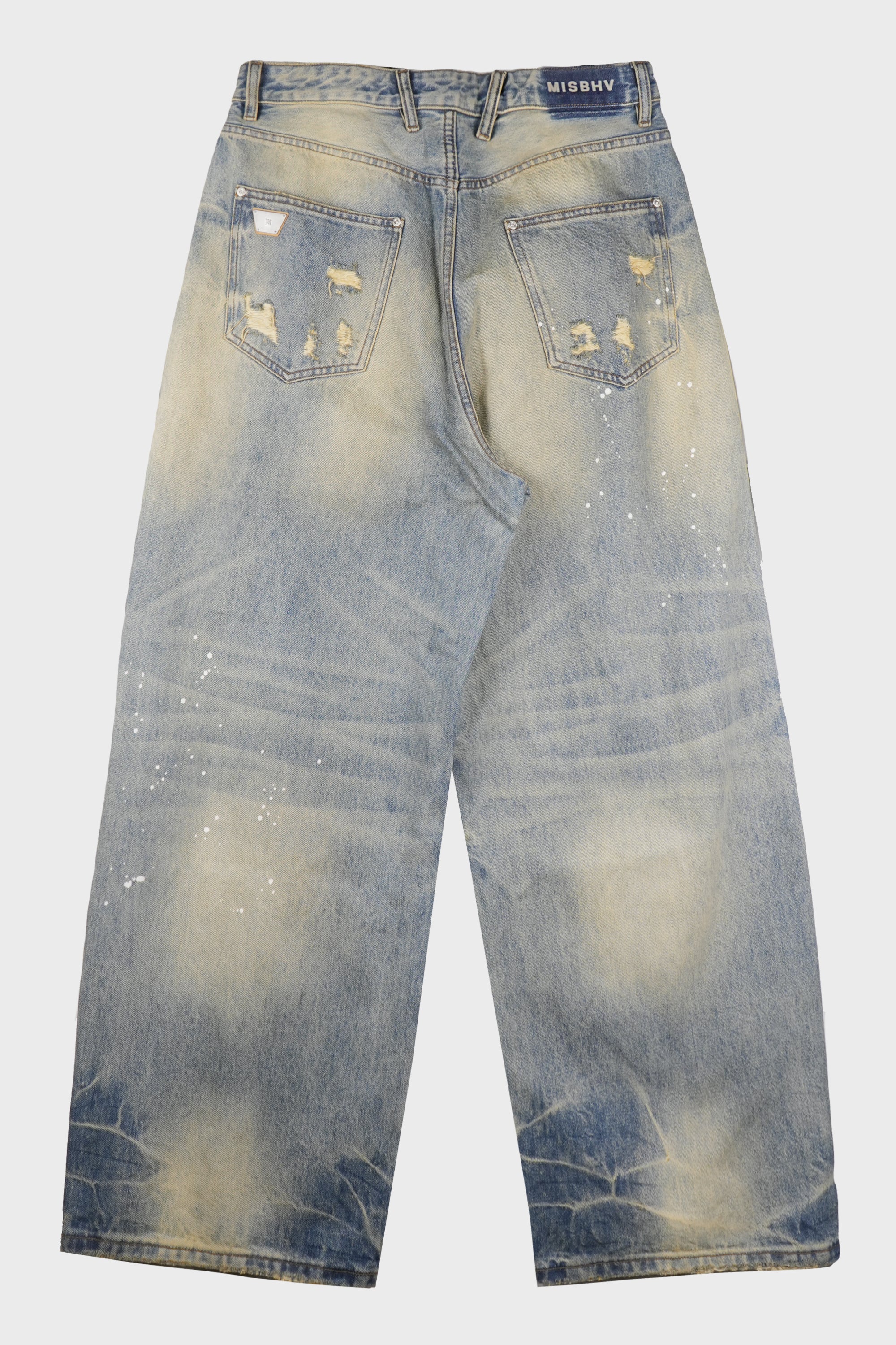 BAGGY DENIM TROUSERS DIRT DENIM