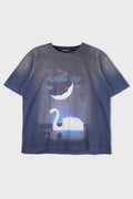 MIND'S EYE TSHIRT WASHED NAVY