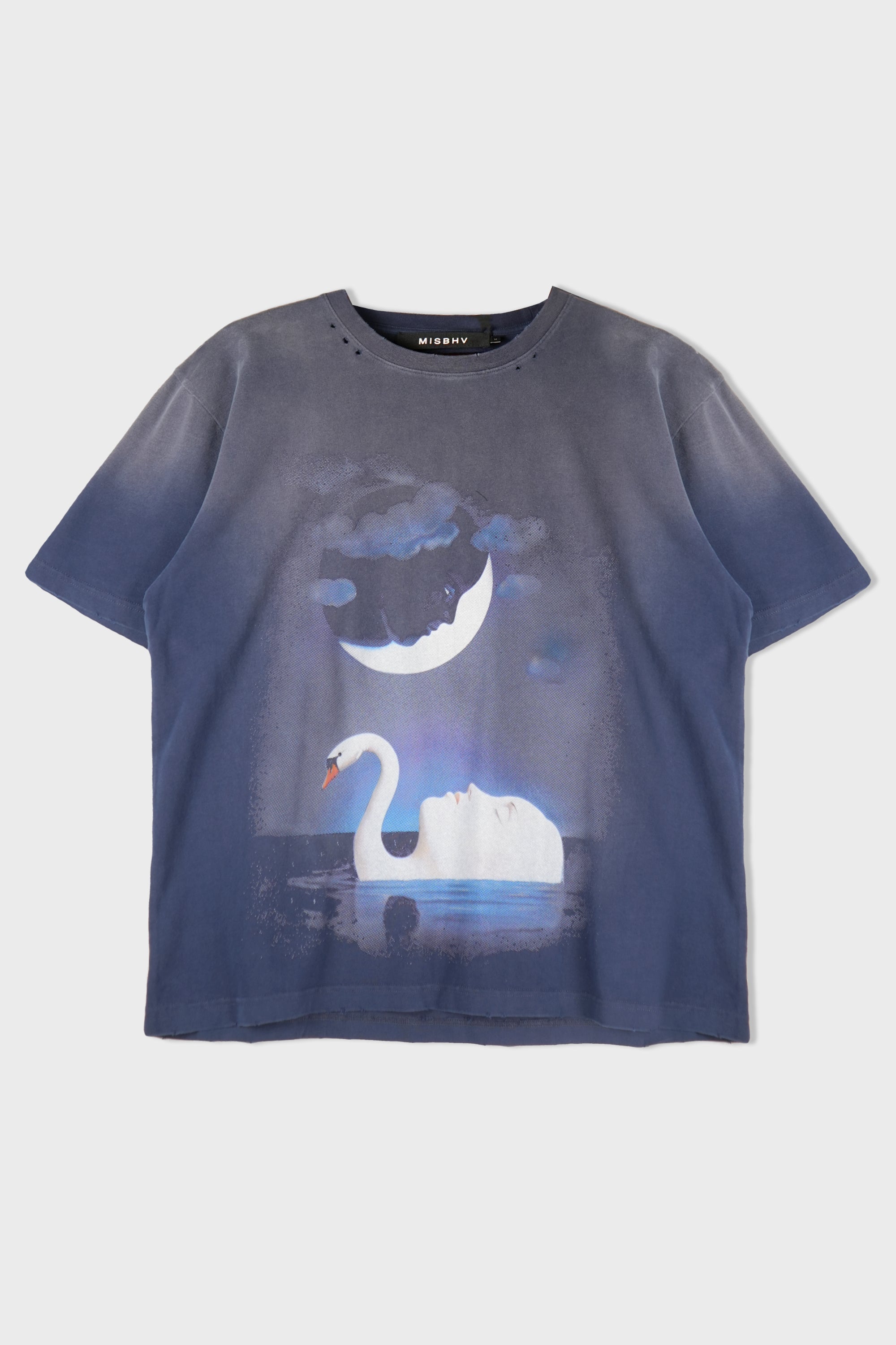MIND'S EYE TSHIRT WASHED NAVY