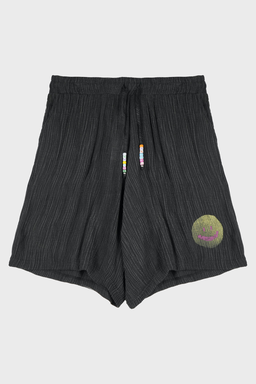 SMILE SHORTS WASHED BLACK